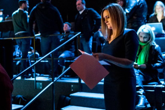 On the set of her show Full Frontal, Samantha Bee prepares another impassioned broadside