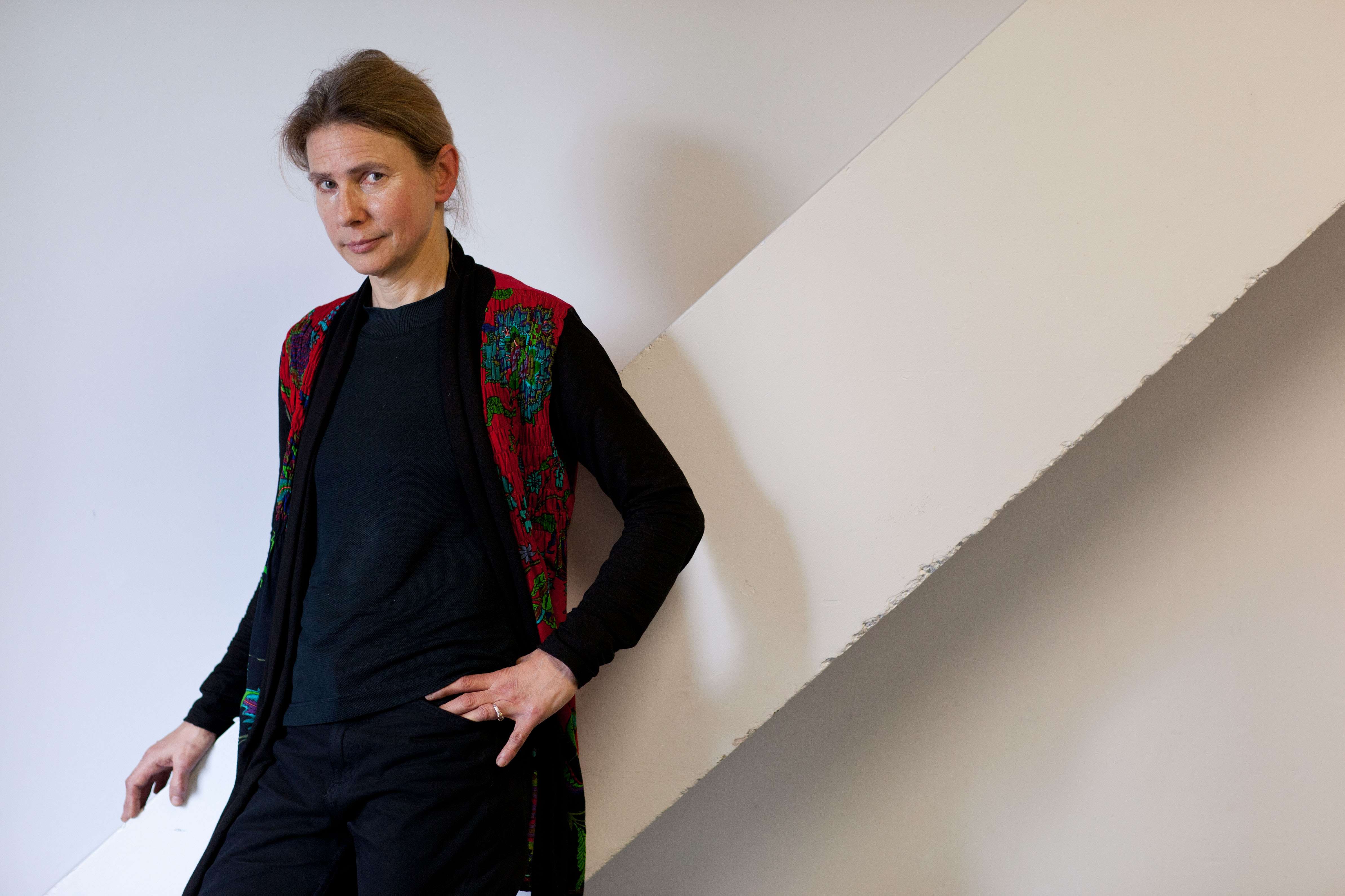 Author Lionel Shriver at the London Book Fair on April 15, 2013. (David Levenson—Getty Images)