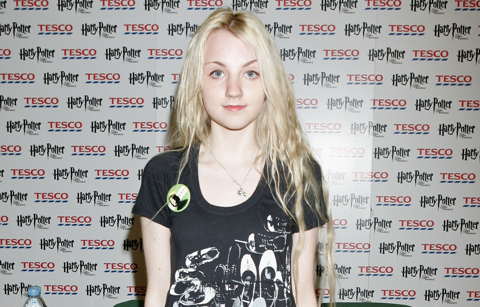 Harry Potter actress Evanna Lynch (Luna Lovegood) poses for a photograph at a photocall in Tescos Extra Watford on July 14, 2007 in London, England.  (Photo by Chris Jackson/Getty Images) (Chris Jackson—Getty Images)