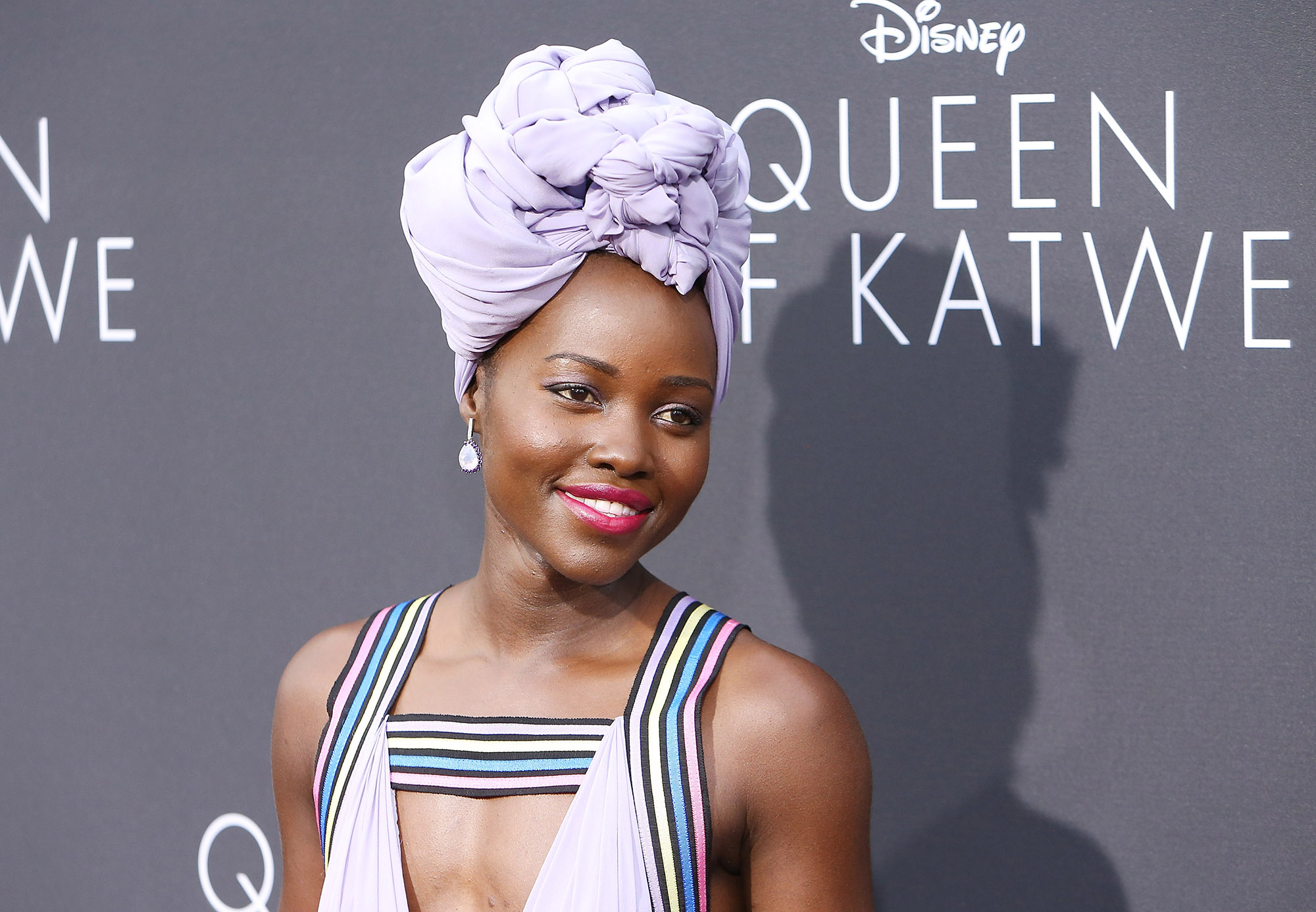 Lupita Nyong'o arrives at the Los Angeles premiere of Disney's "Queen Of Katwe" held at the El Capitan Theatre on September 20, 2016 in Hollywood, California.  (Photo by Michael Tran/FilmMagic) (Michael Tran&mdash;FilmMagic)