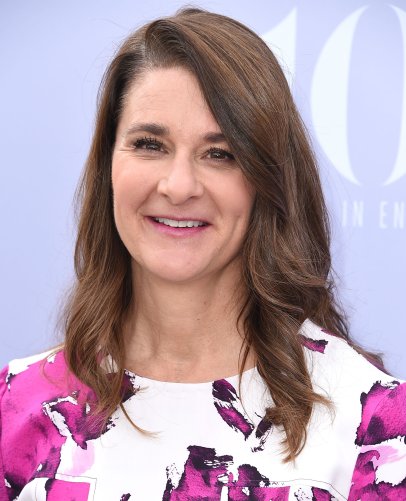Melinda Gates arrives at the The Hollywood Reporter's Annual Women In Entertainment Breakfast at Milk Studios in Los Angeles on Dec. 9, 2015.