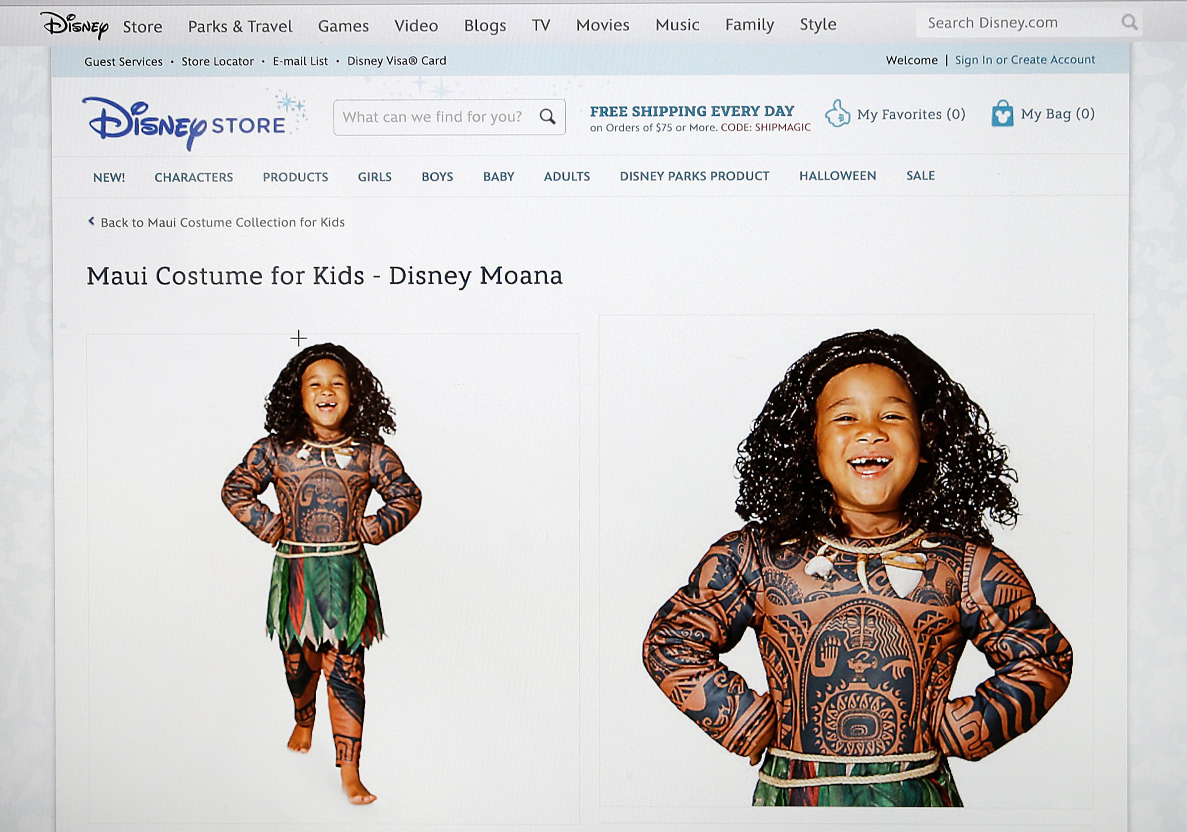 Disney Polynesian Costume