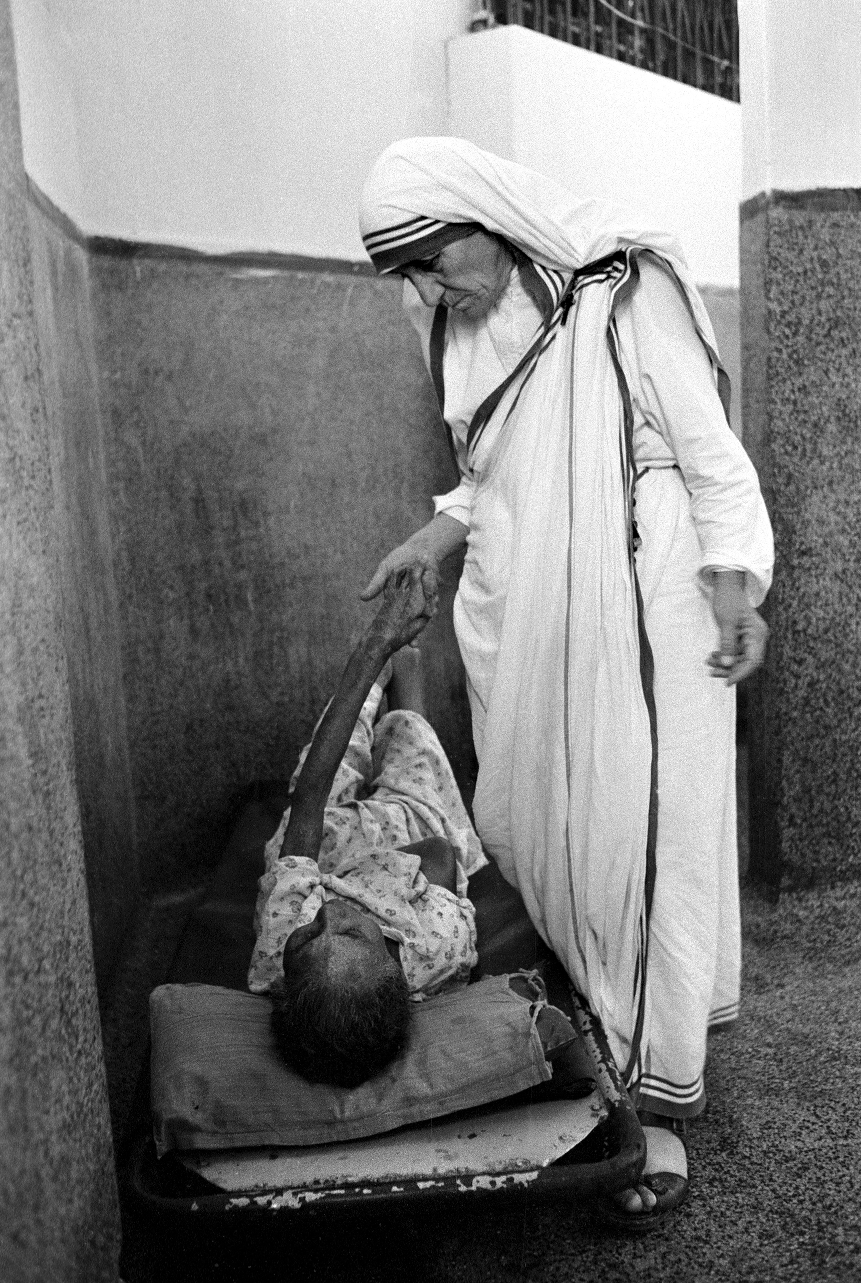 Mother Teresa in Calcutta, India, on Oct. 1, 1979.