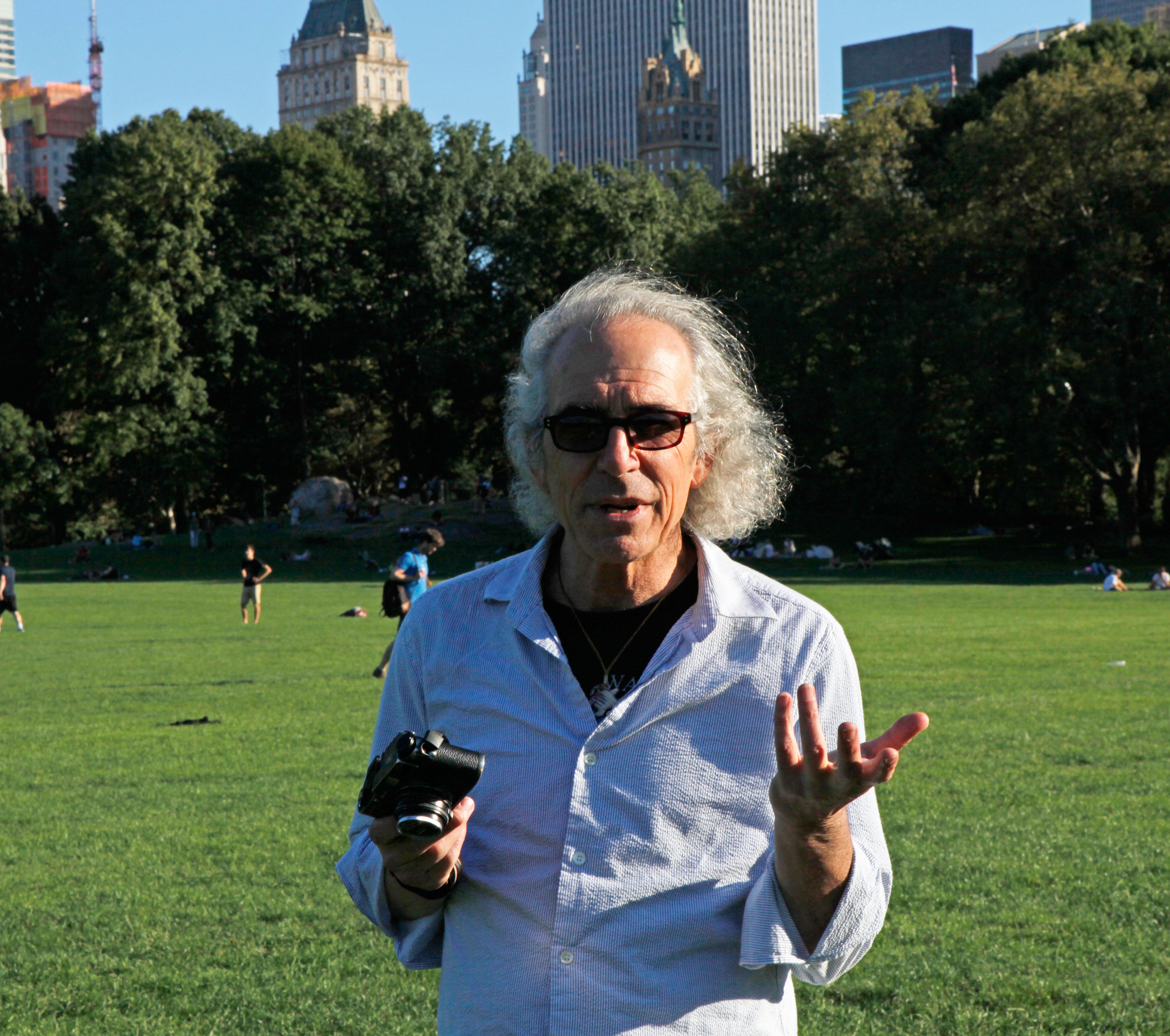 Richard Sandler in Central Park in New York, Sept. 2016. (Alexandra Genova)