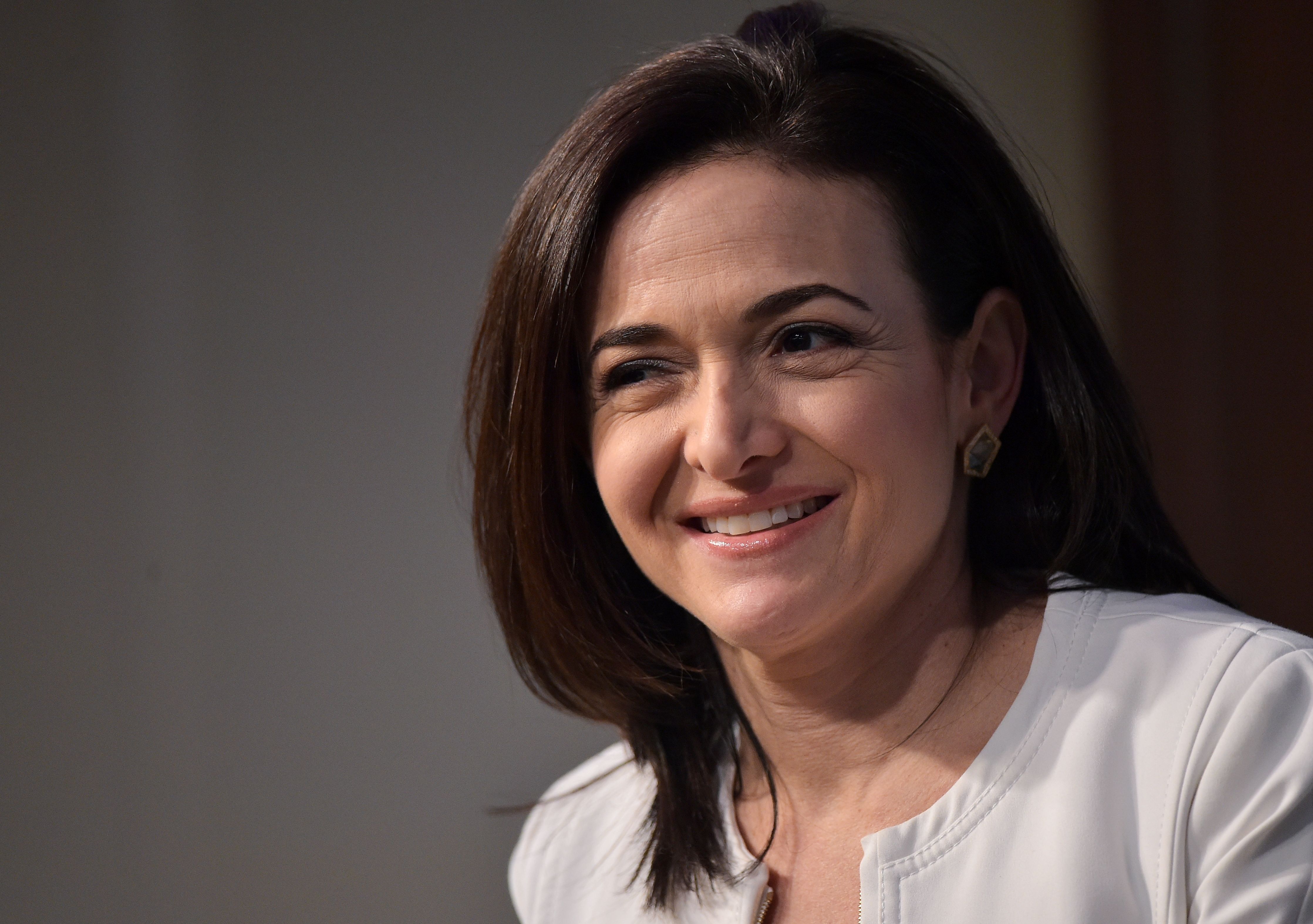 Facebook Chief Operating Officer Sheryl Sandberg speaks at the The American Enterprise Institute for Public Policy Research on June 22, 2016 in Washington, DC. (Mandel Ngan—AFP/Getty Images)