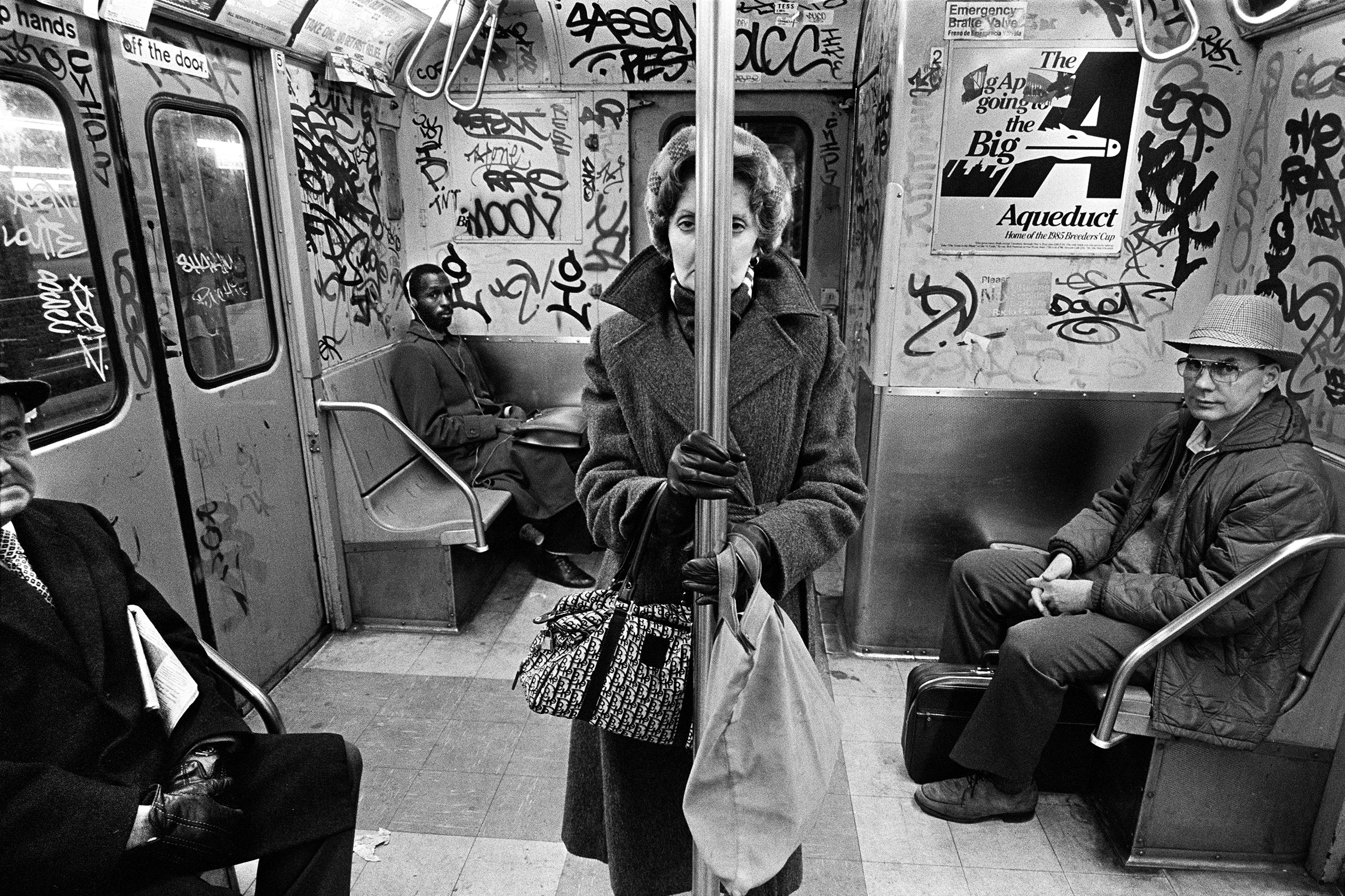 CC train, NYC, 1985