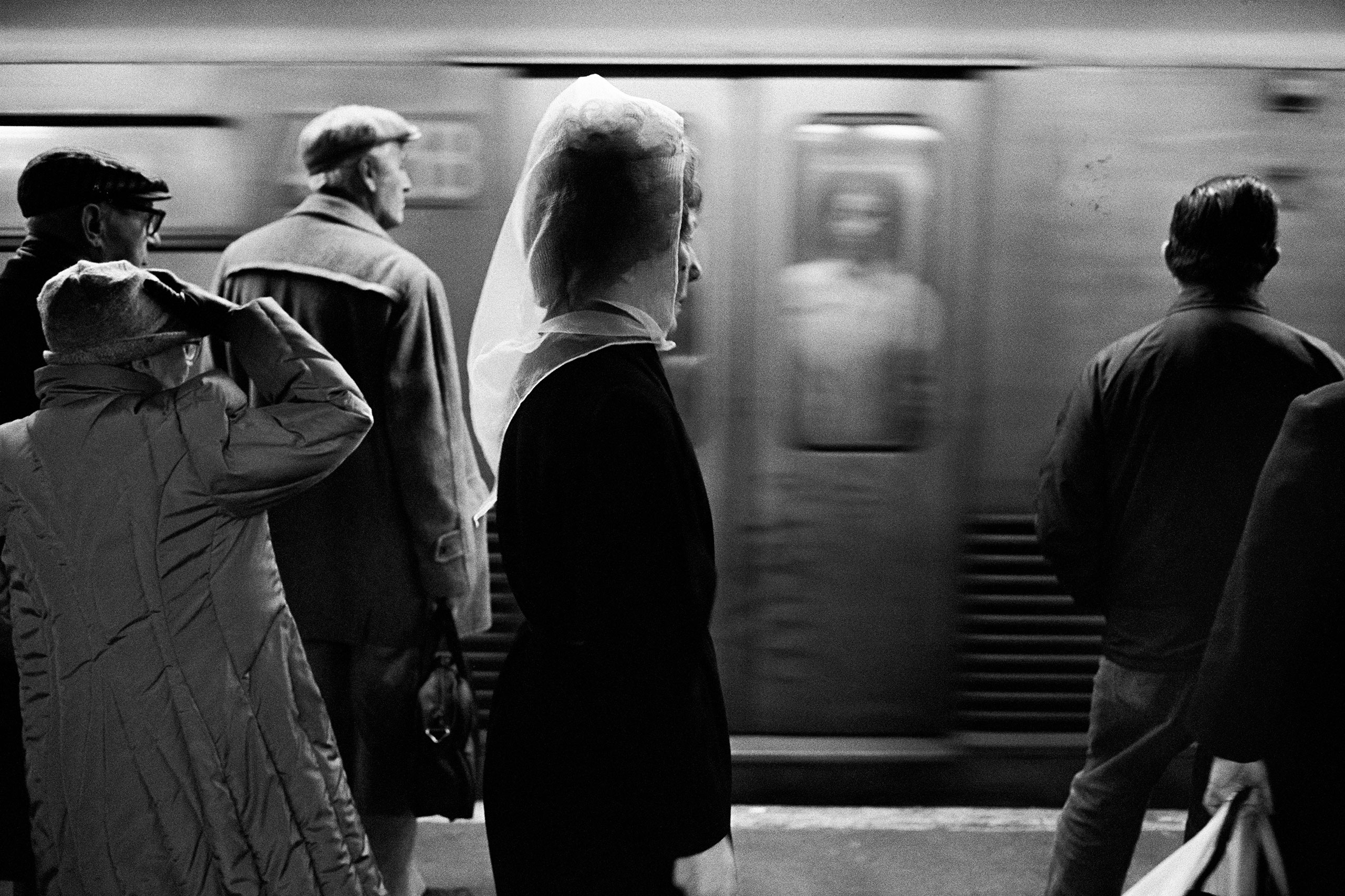 Veiled Woman, NYC, 1984