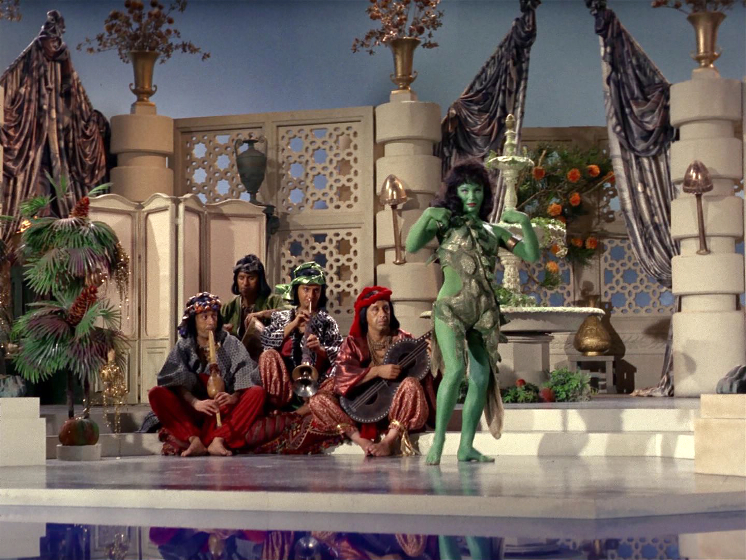 Susan Oliver as Vina appearing as an Orion slave girl.