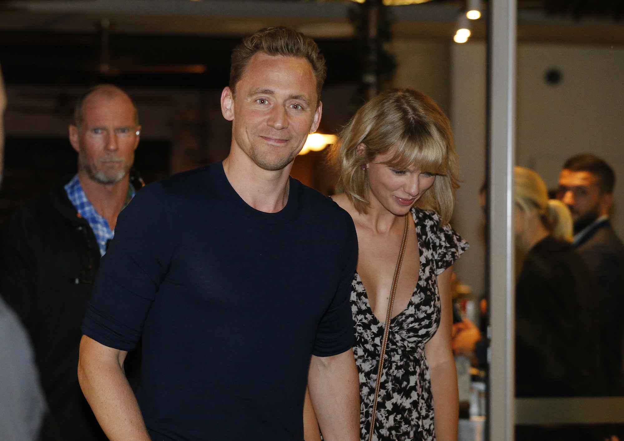 Tom Hiddleston and Taylor Swift in Queensland, Australia, on July 10, 2016. (Jerad Williams—Getty Images)