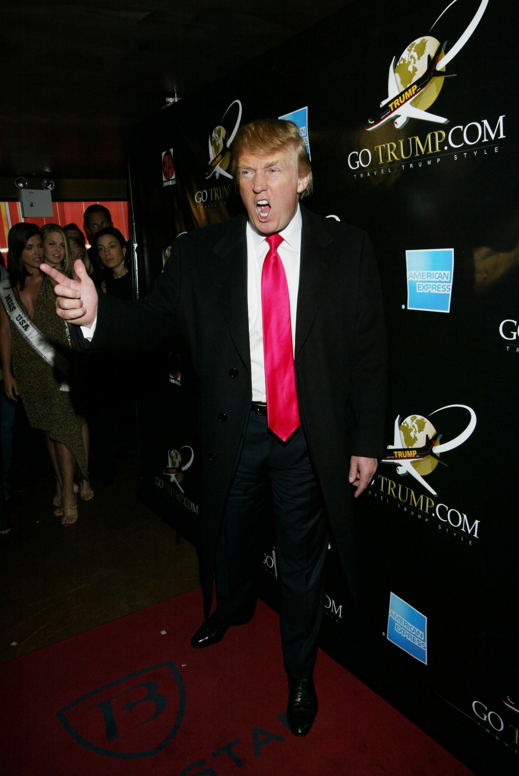 Donald Trump at the Marquee in New York, New York (Photo by Bennett Raglin/WireImage)