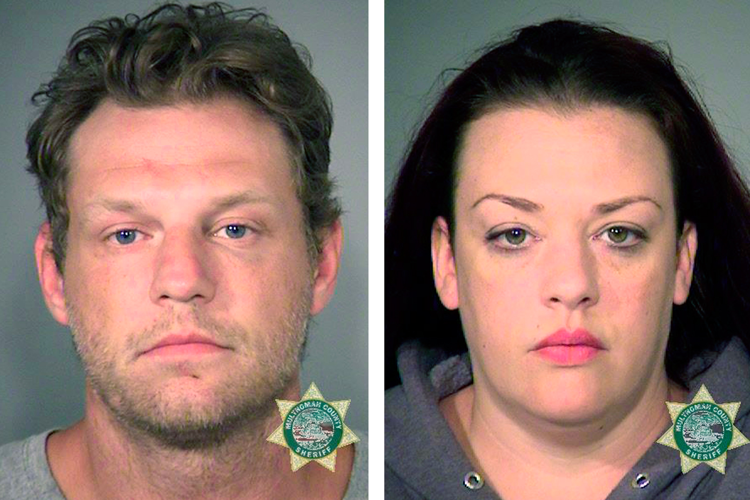 Russell Courtier (left) and Colleen Hunt in undated photos provided by the Multnomah County Sheriff's office. (Multnomah County Sheriff's Office/AP)
