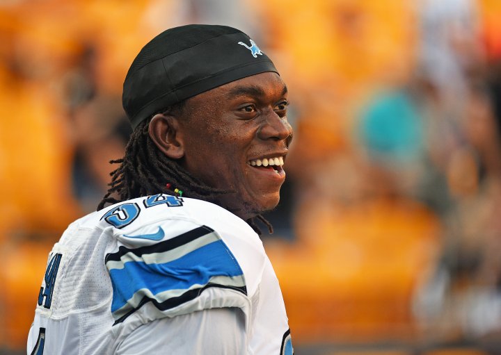 Ezekiel Ansah of the Detroit Lions, on Aug. 12, 2016 in Pittsburgh, Pa.