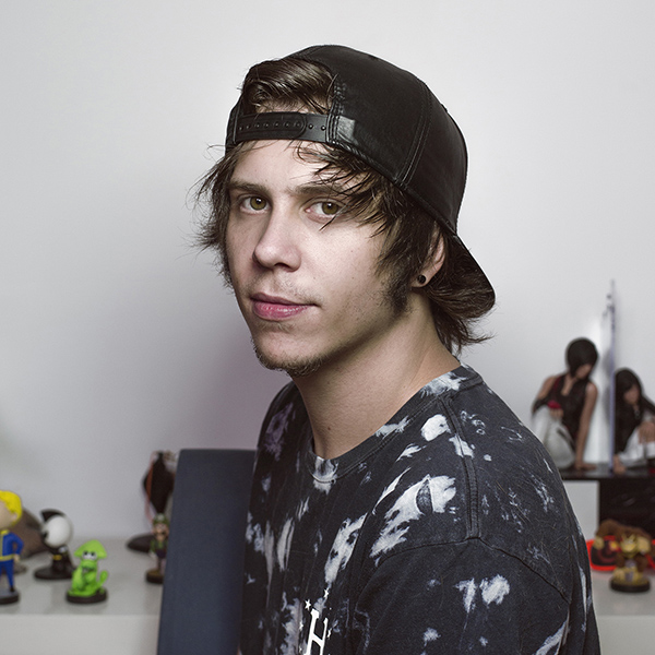 Rubén Doblas Gundersen AKA El Rubius, a Spanish YouTube personality photographed in Madrid, Spain, Sept. 2016.
                                        Credit: Jesús Madriñán for TIME