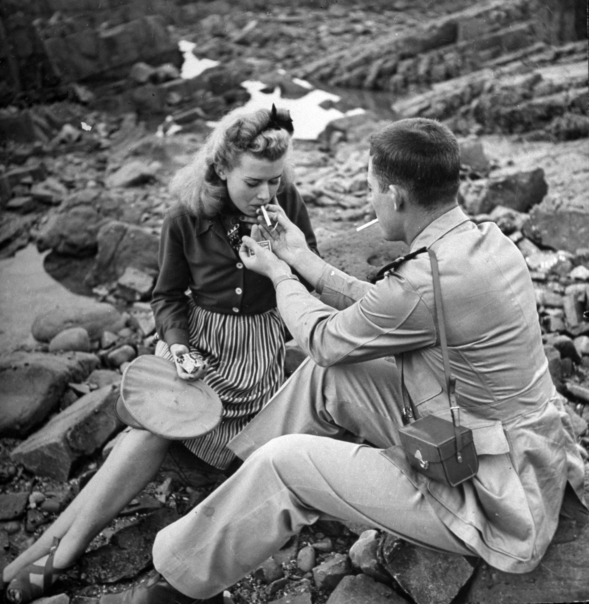 Casablanca love story during World War II, 1943.