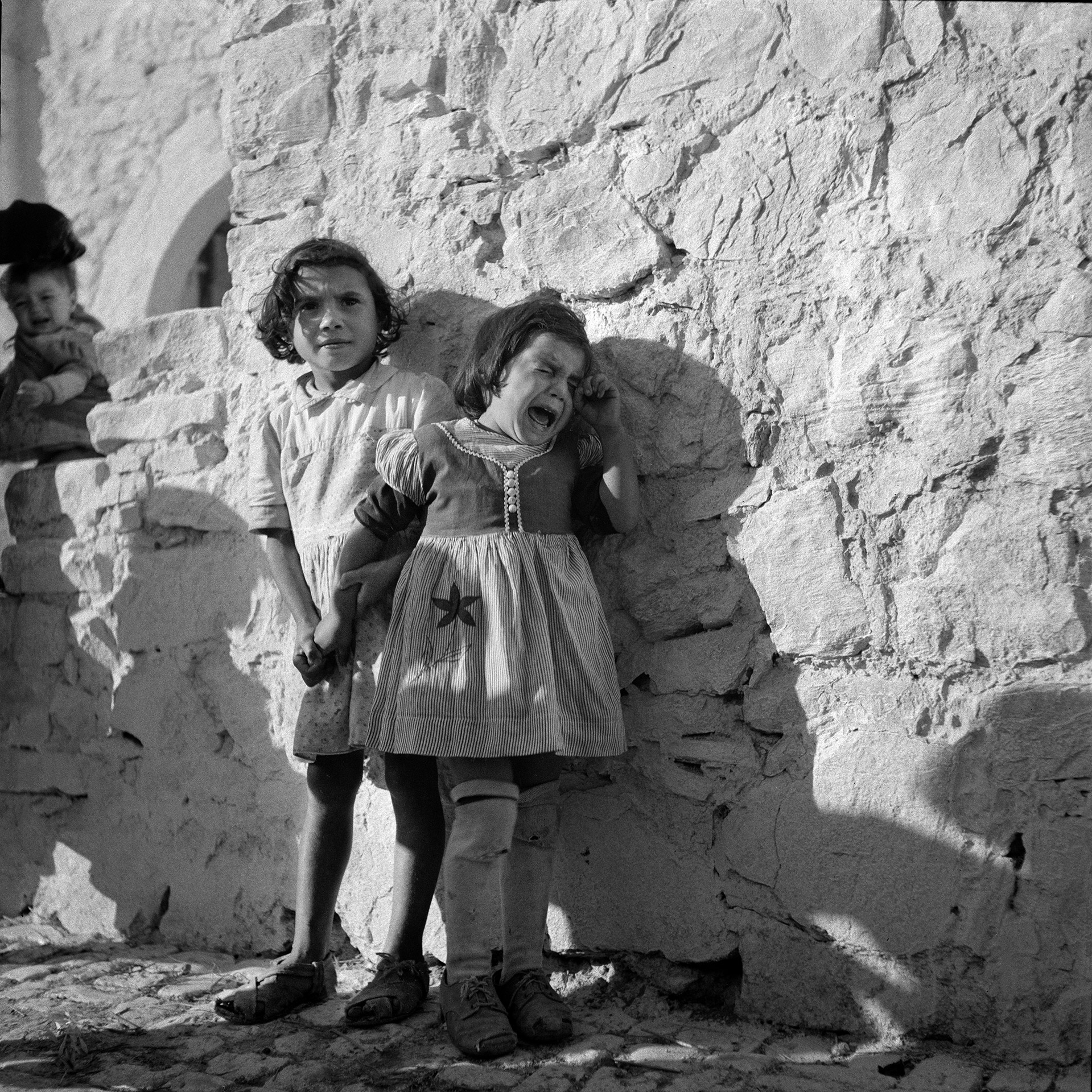 Crying Girl, Italy 1947, by Tony Vaccaro