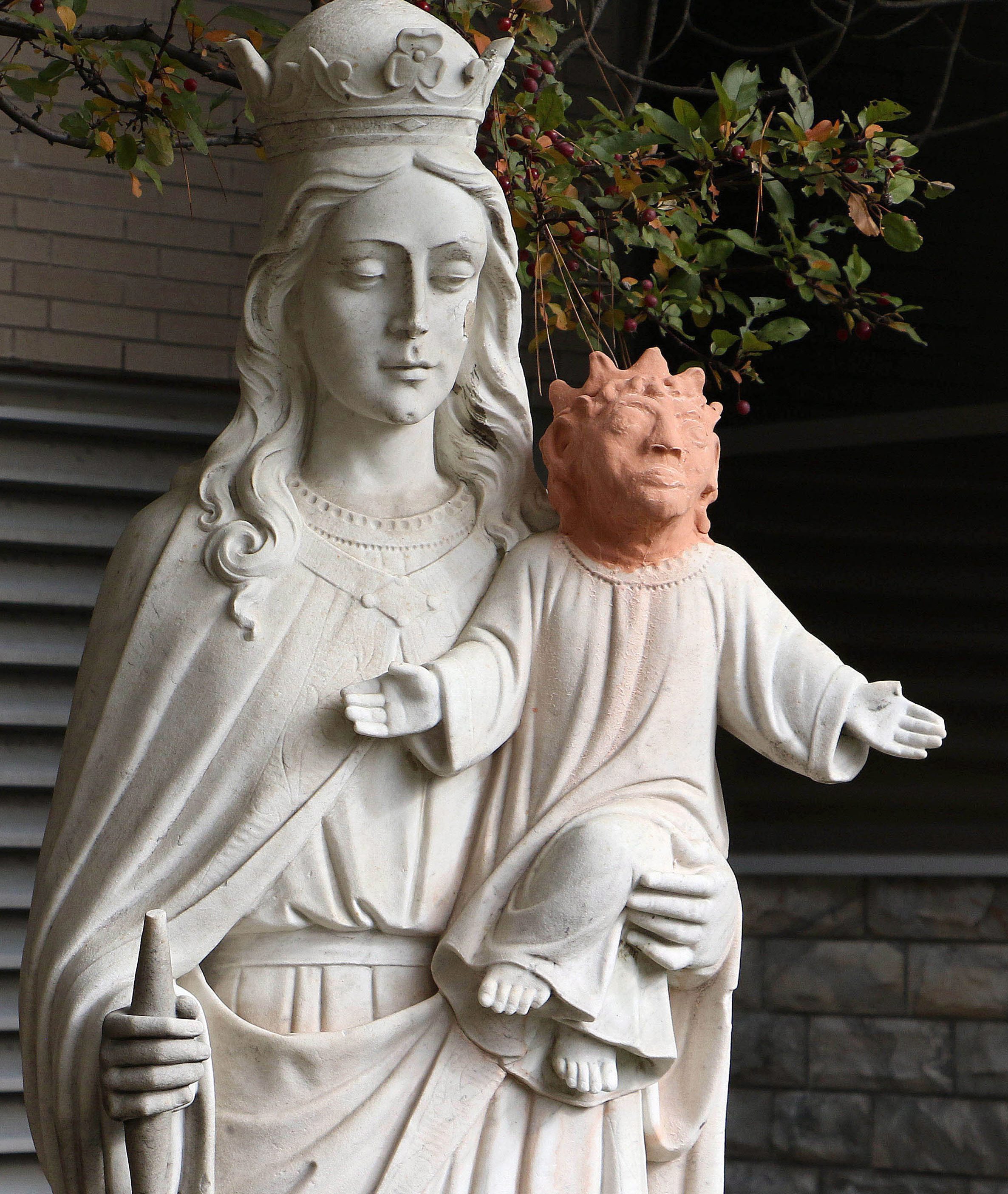 Baby Jesus Statue Head