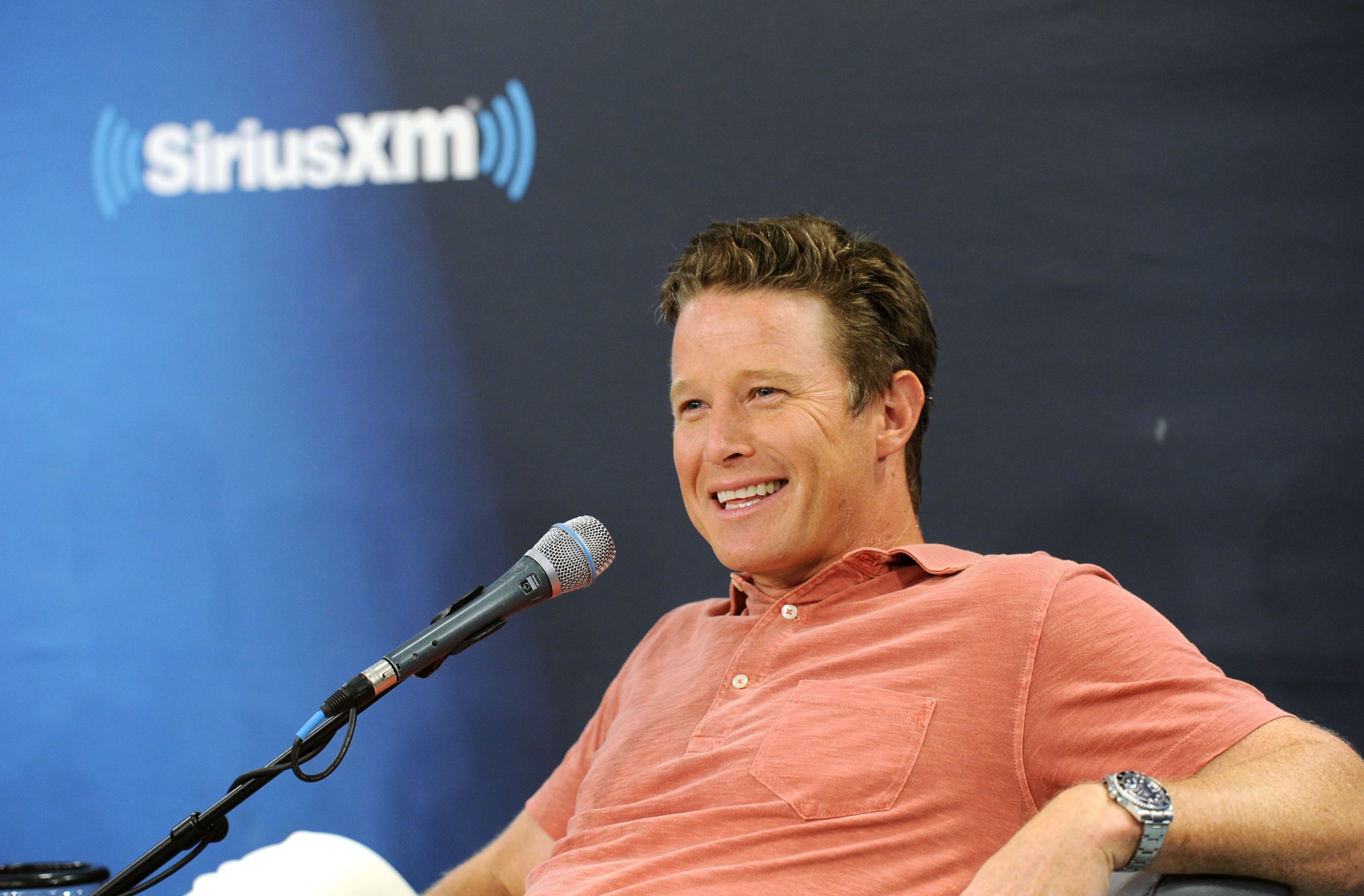 NBC News' Billy Bush in conversation with Jeff Rossen for SiriusXM's TODAY Show Radio at SiriusXM Studios on August 22, 2016 in New York City.