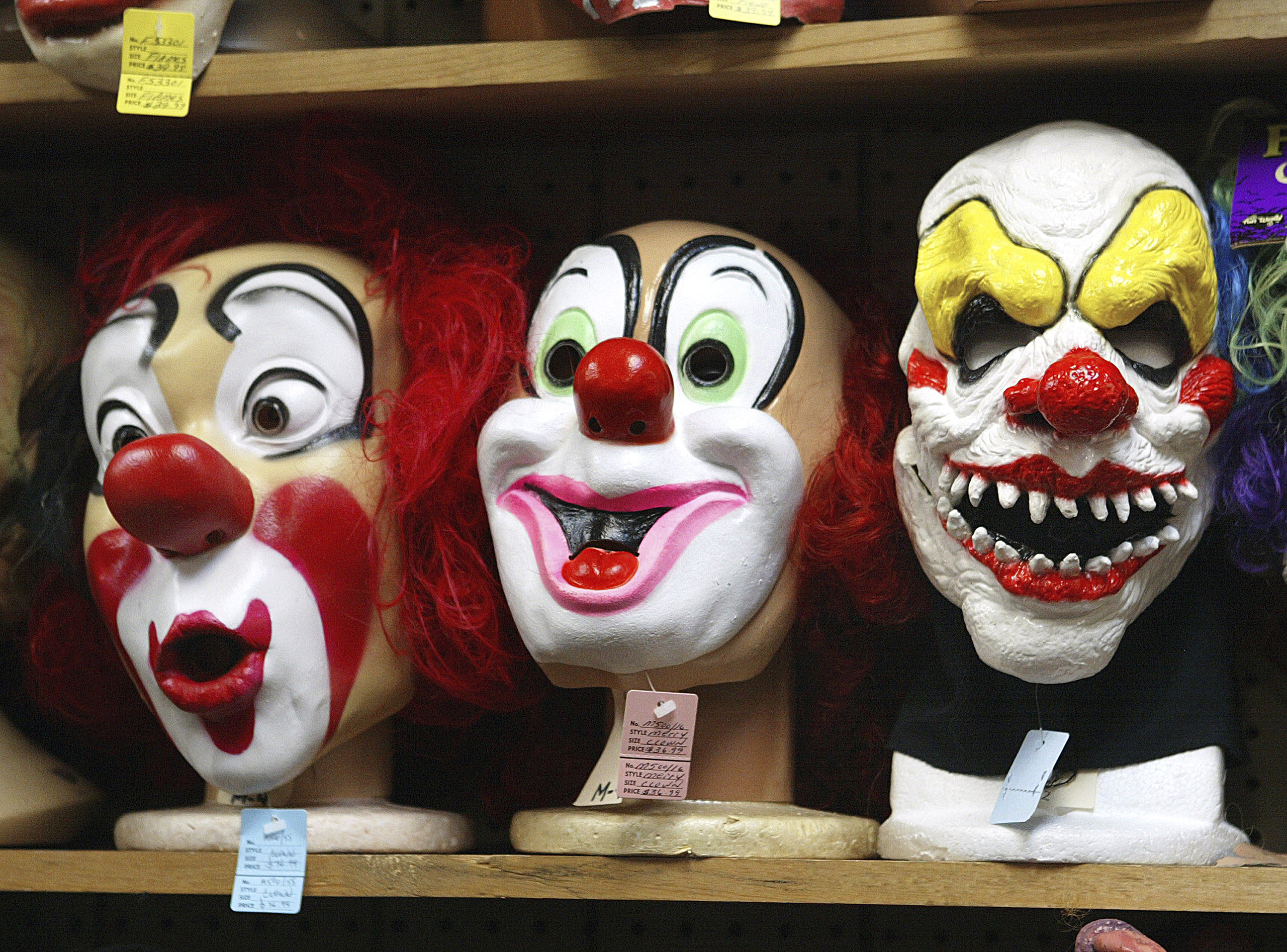 Reports of “scary” clowns have surfaced in at least 24 states (Tim Boyle—Getty Images)