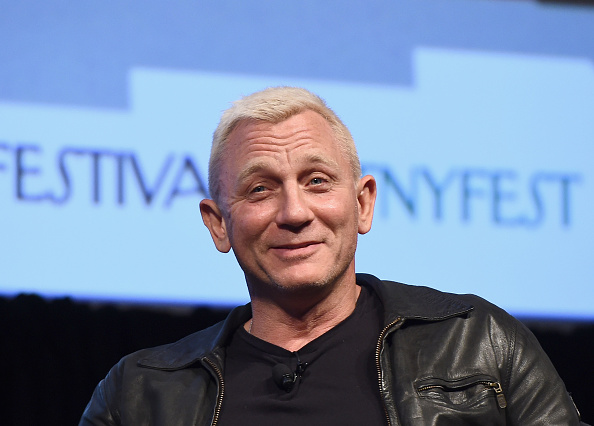 Actor Daniel Craig speaks onstage during The New Yorker Festival 2016.