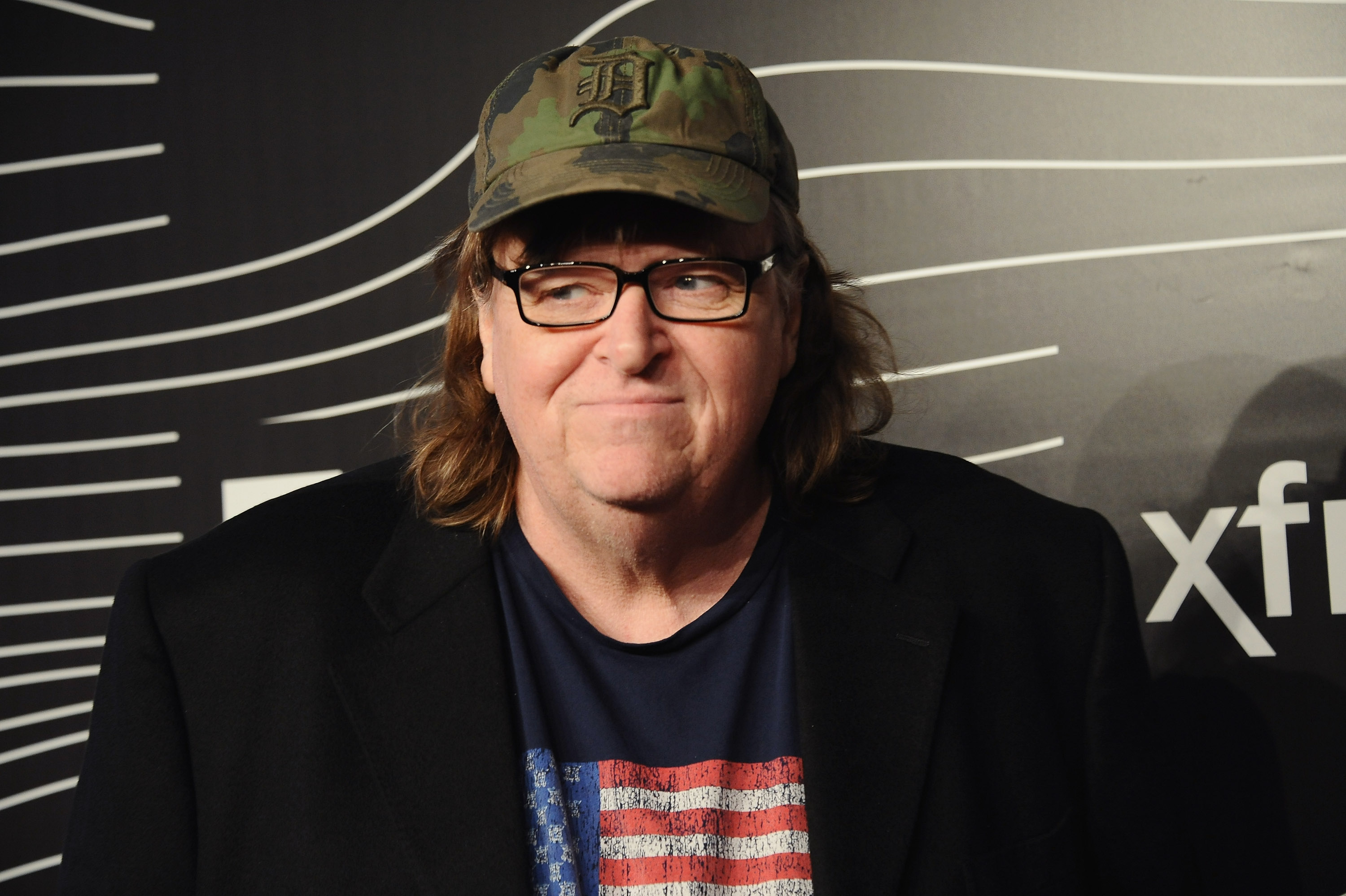 Documentary filmmaker Michael Moore attends the 20th Annual Webby Awards at Cipriani Wall Street on May 16, 2016 in New York City. (Gary Gershoff/WireImage)