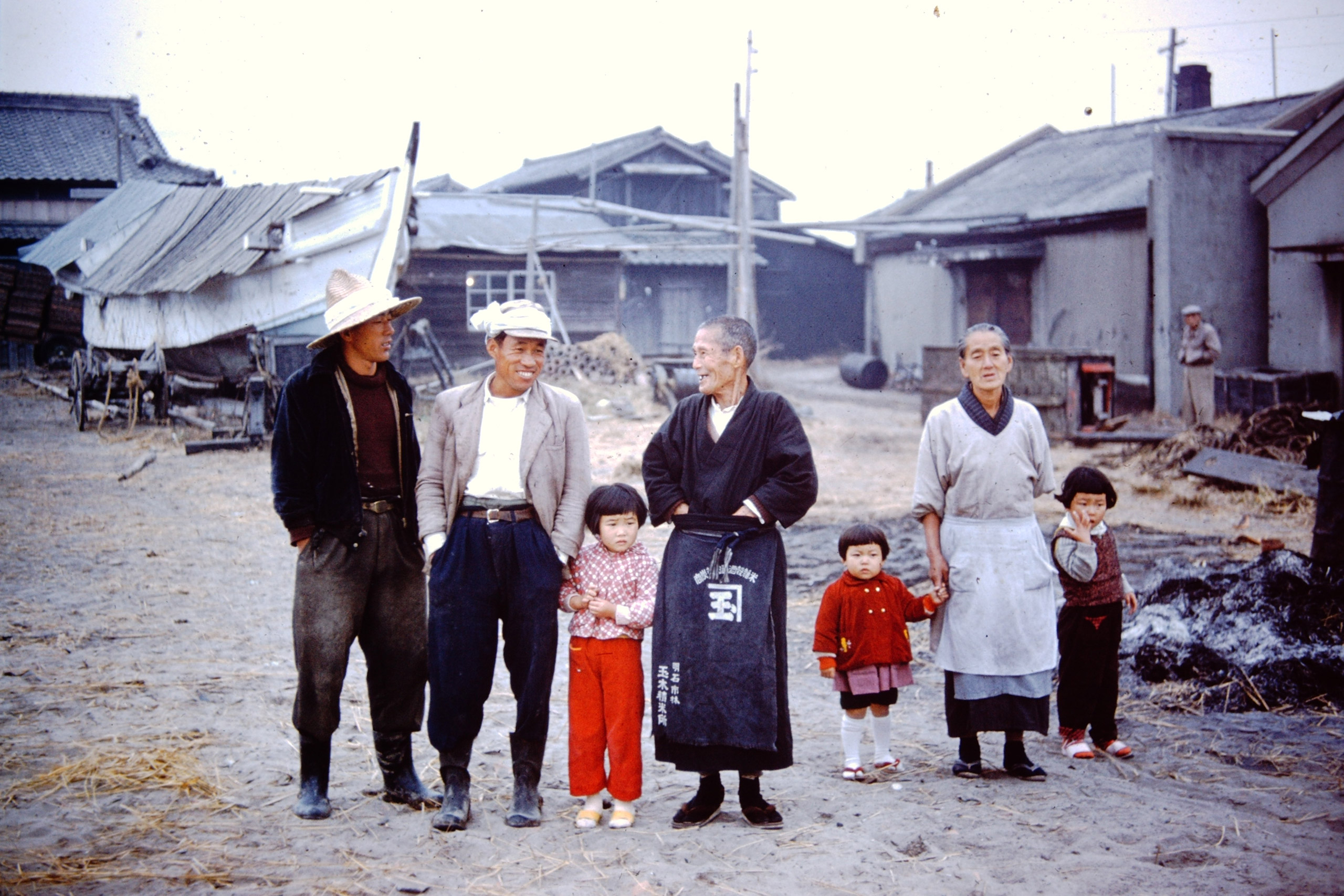 Personal photo by Dr. Andrew Weil in a small fishing village in Japan, 1959.