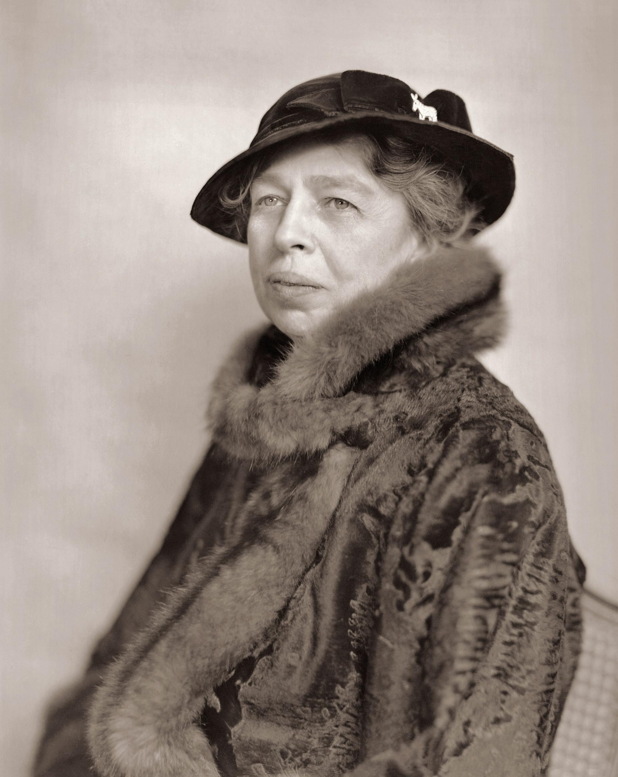 American diplomat and former First Lady Eleanor Roosevelt (1884 - 1962), circa early to mid 1940s.