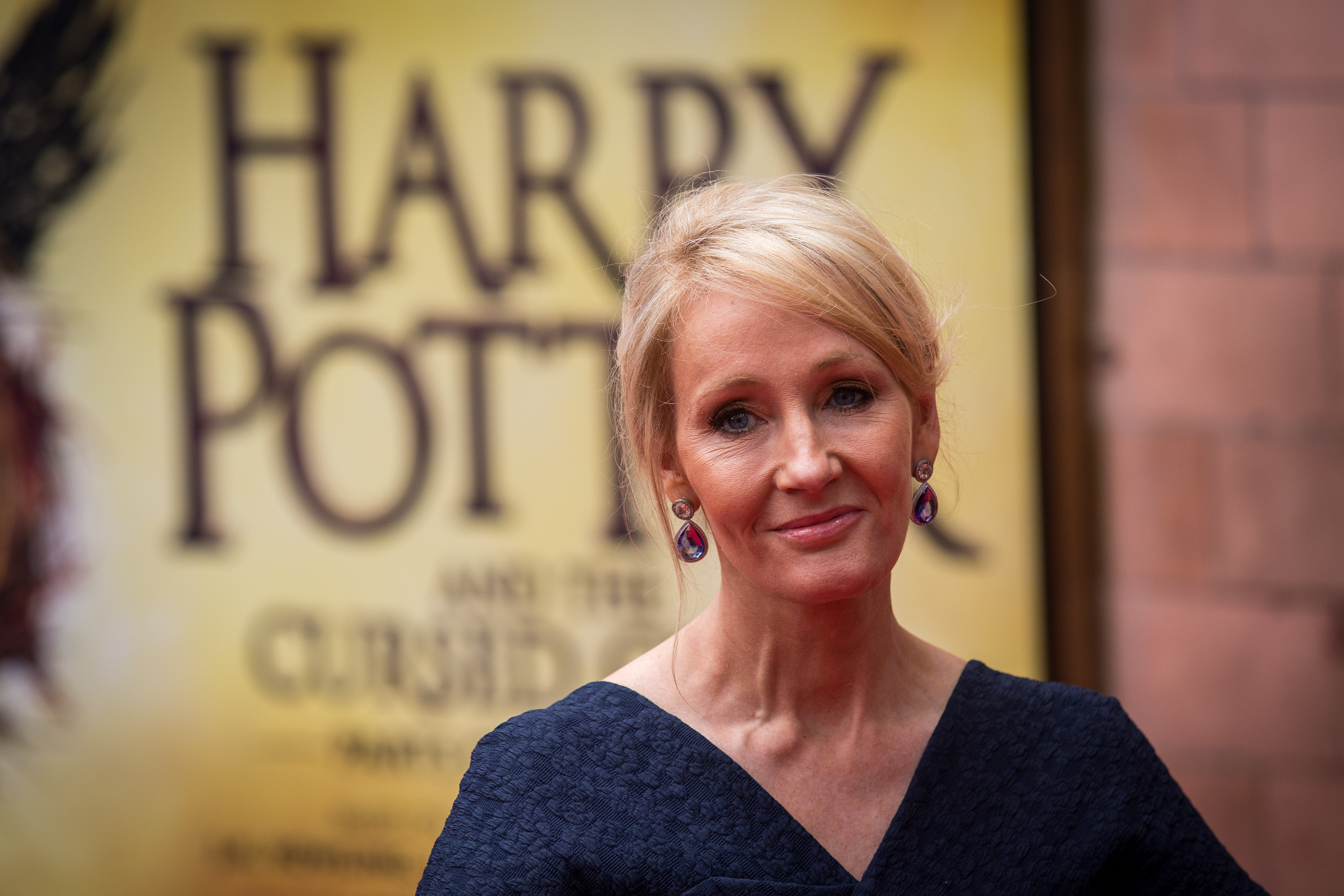 J. K. Rowling attends the press preview of "Harry Potter &amp; The Cursed Child" at Palace Theatre on July 30, 2016 in London, England. (Rob Stothard—Getty Images)
