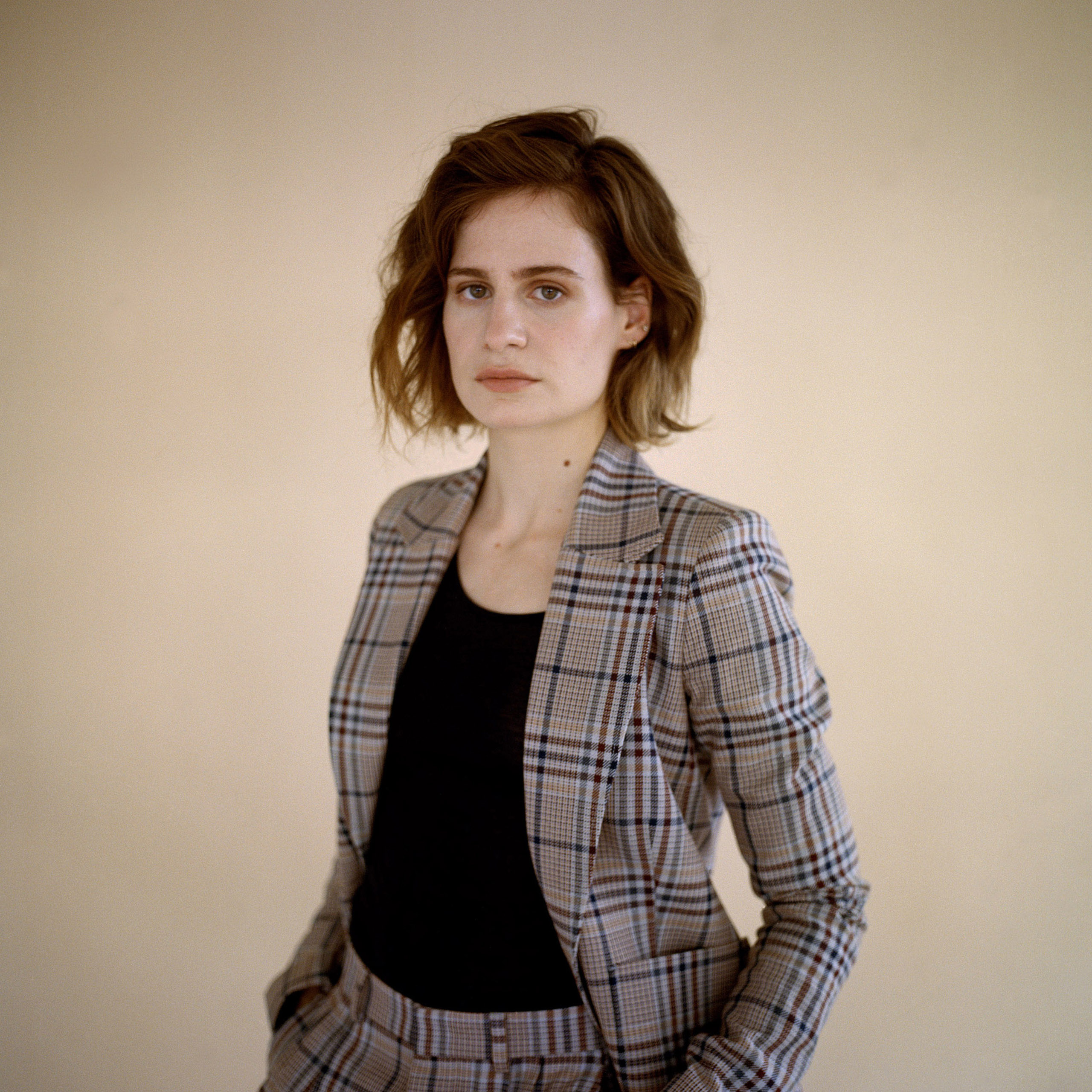 French singer Héloïse Letissier, a solo artist who performs as Christine and the Queens photographed in London, UK. Sept. 12, 2016. (Laura Pannack for TIME)