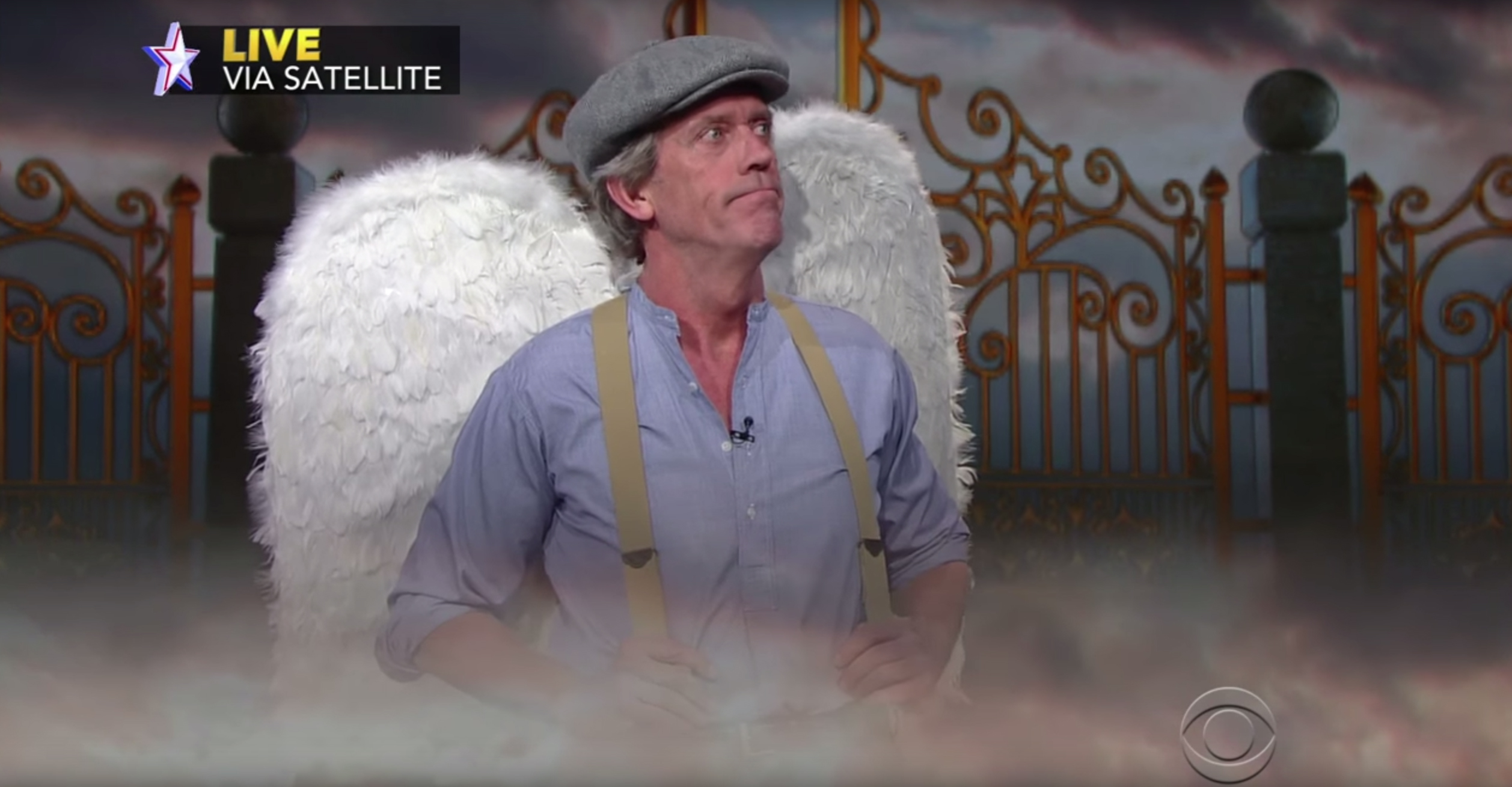 The Late Show with Stephen Colbert had a rather unusual guest on Wednesday night: a 'dead' voter called Horace McNulty