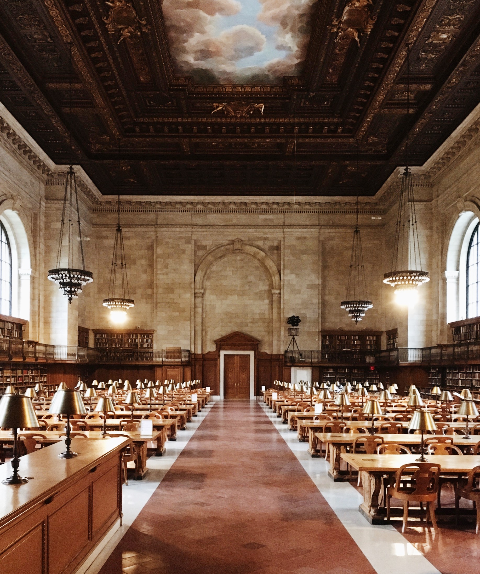 The renovated New York Public Library Rose Reading Room