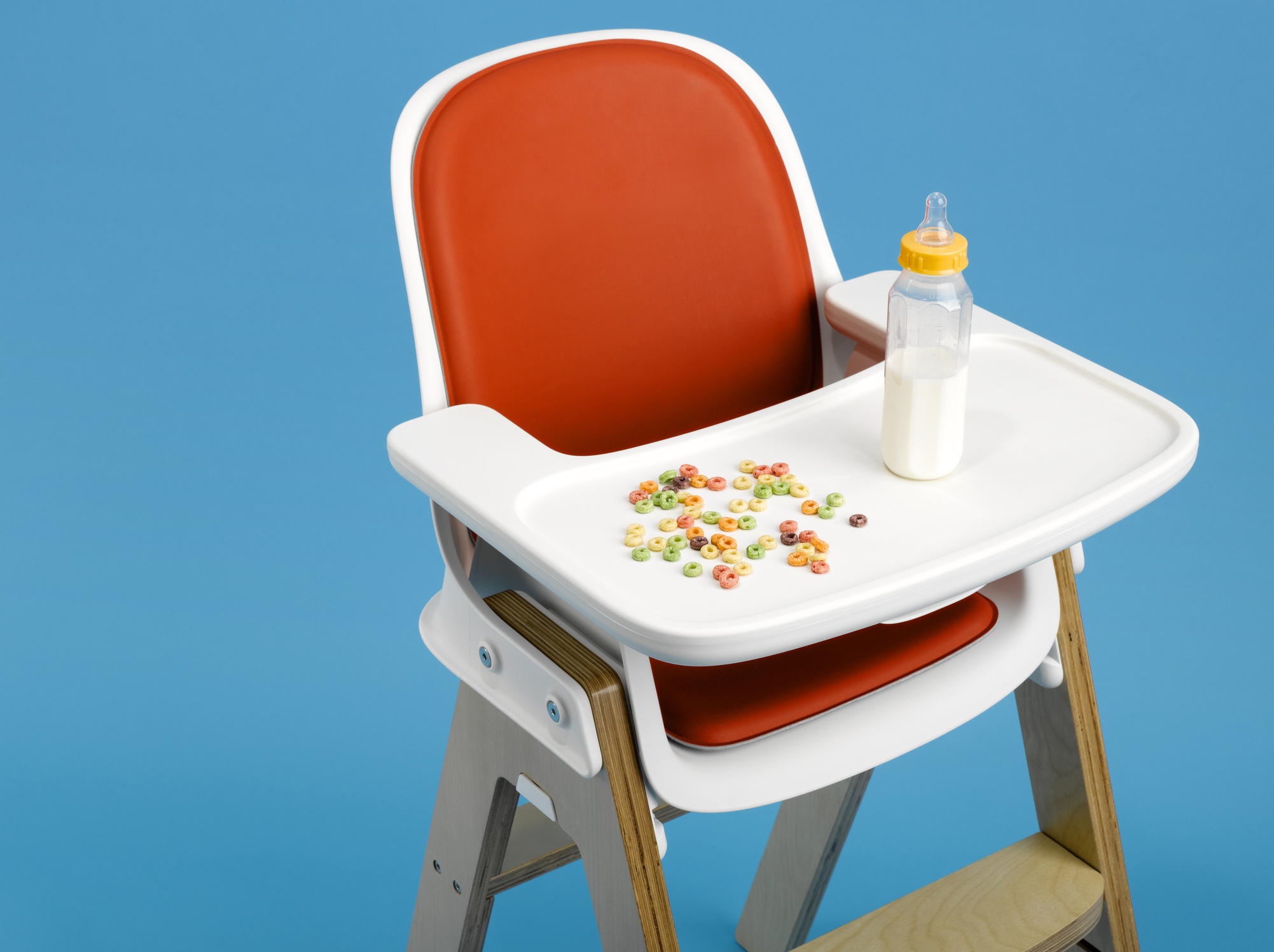 Highchair with Food Blue
