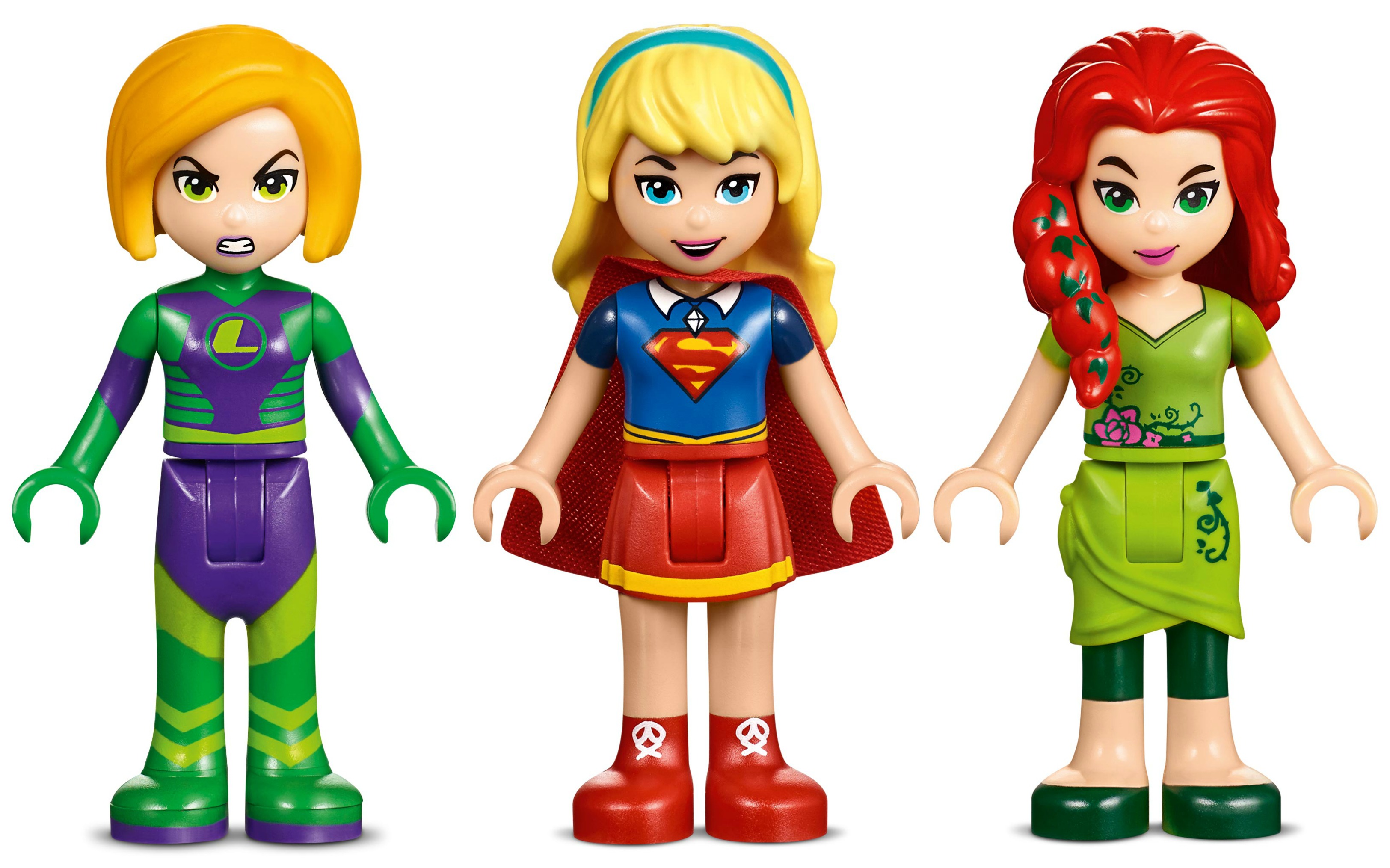 DC Super Hero Girls Action Figure  3 DOLL Set  Supergirl Wonder Woman Poison Ivy 