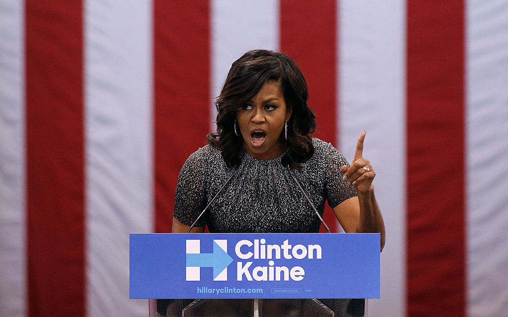Michelle Obama on Oct. 20, 2016 in Phoenix, Arizona.