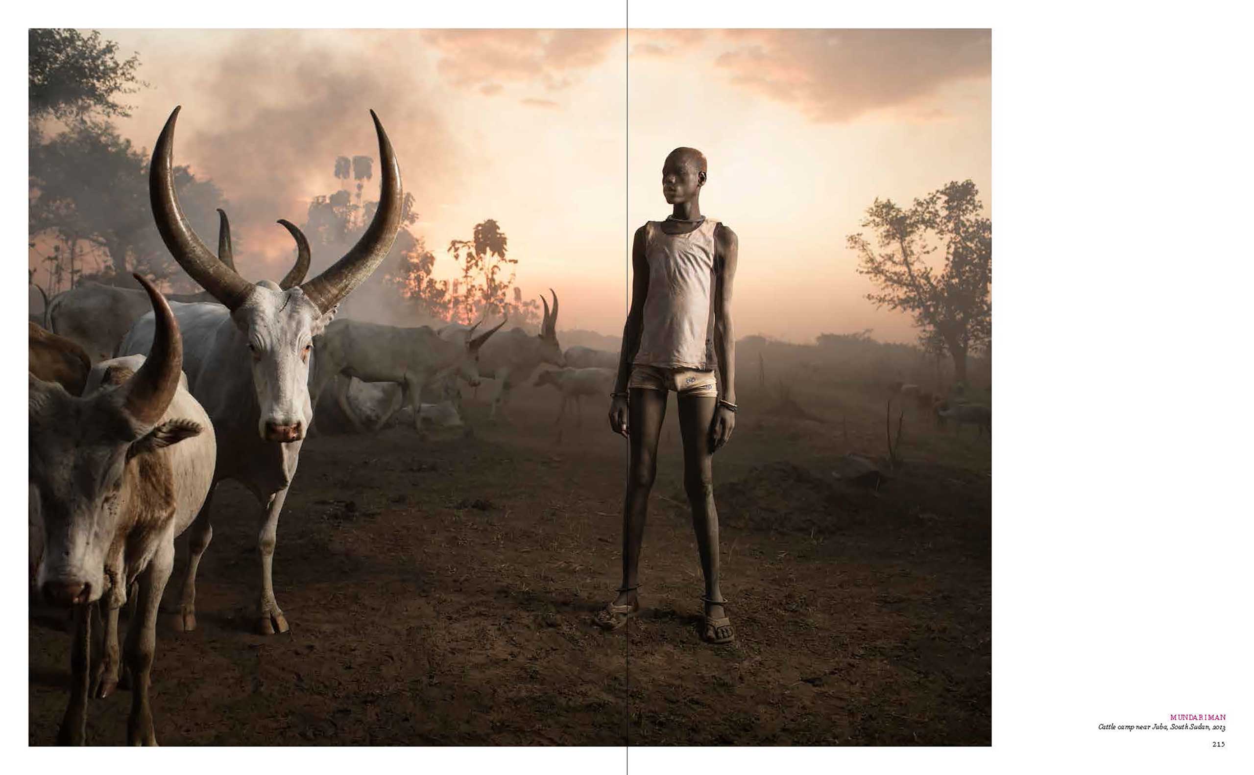 Mundari Man, Cattle camp near Juba, South Sudan, 2013