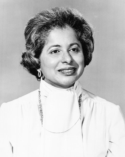 Patricia Roberts Harris, Secretary of the Department of Housing and Urban Development appointed by President Carter. 1979.