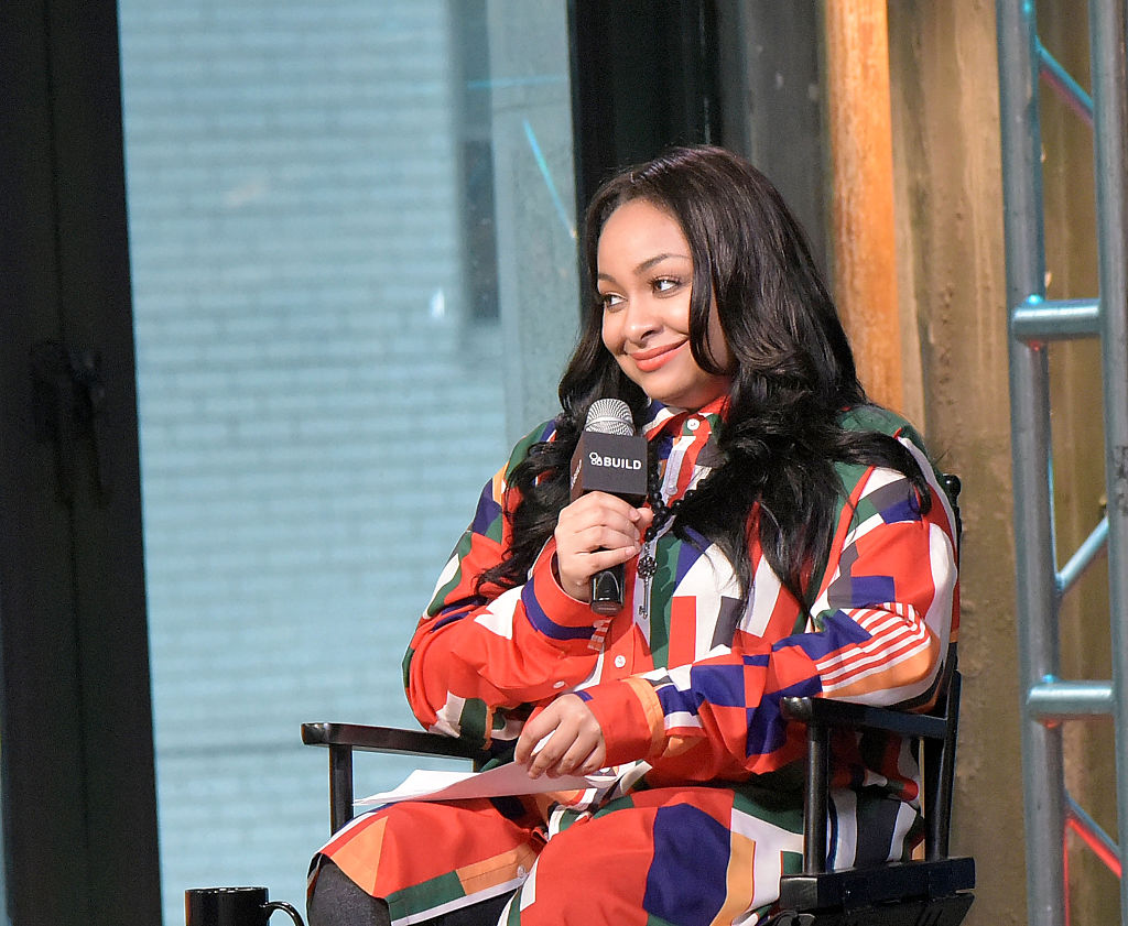 Raven-Symone attends The Build Series to discuss "Chopped" with chef Alex Guarnaschelli at AOL HQ on October 21, 2016 in New York City. (Chance Yeh—FilmMagic)