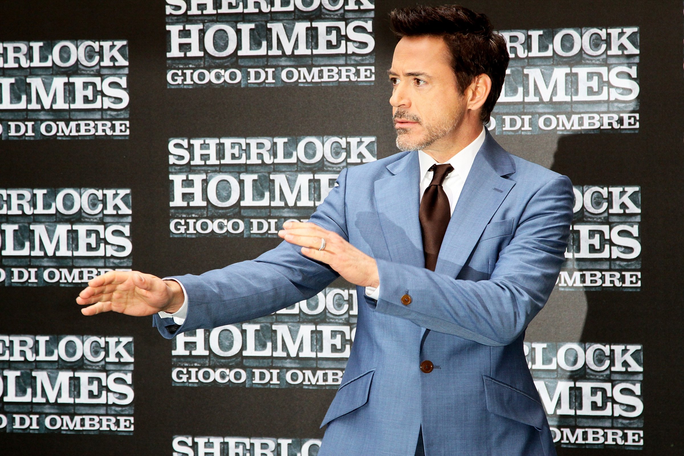 'Sherlock Holmes: Games Of Shadows' - Rome Photocall