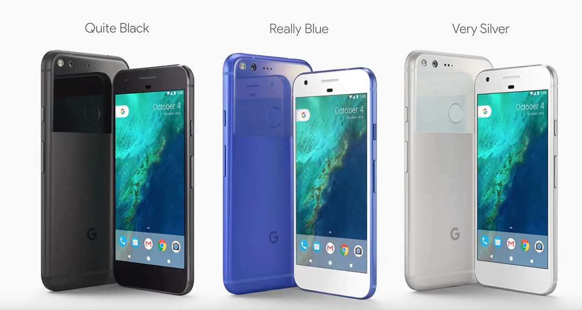 Google Pixel Colors