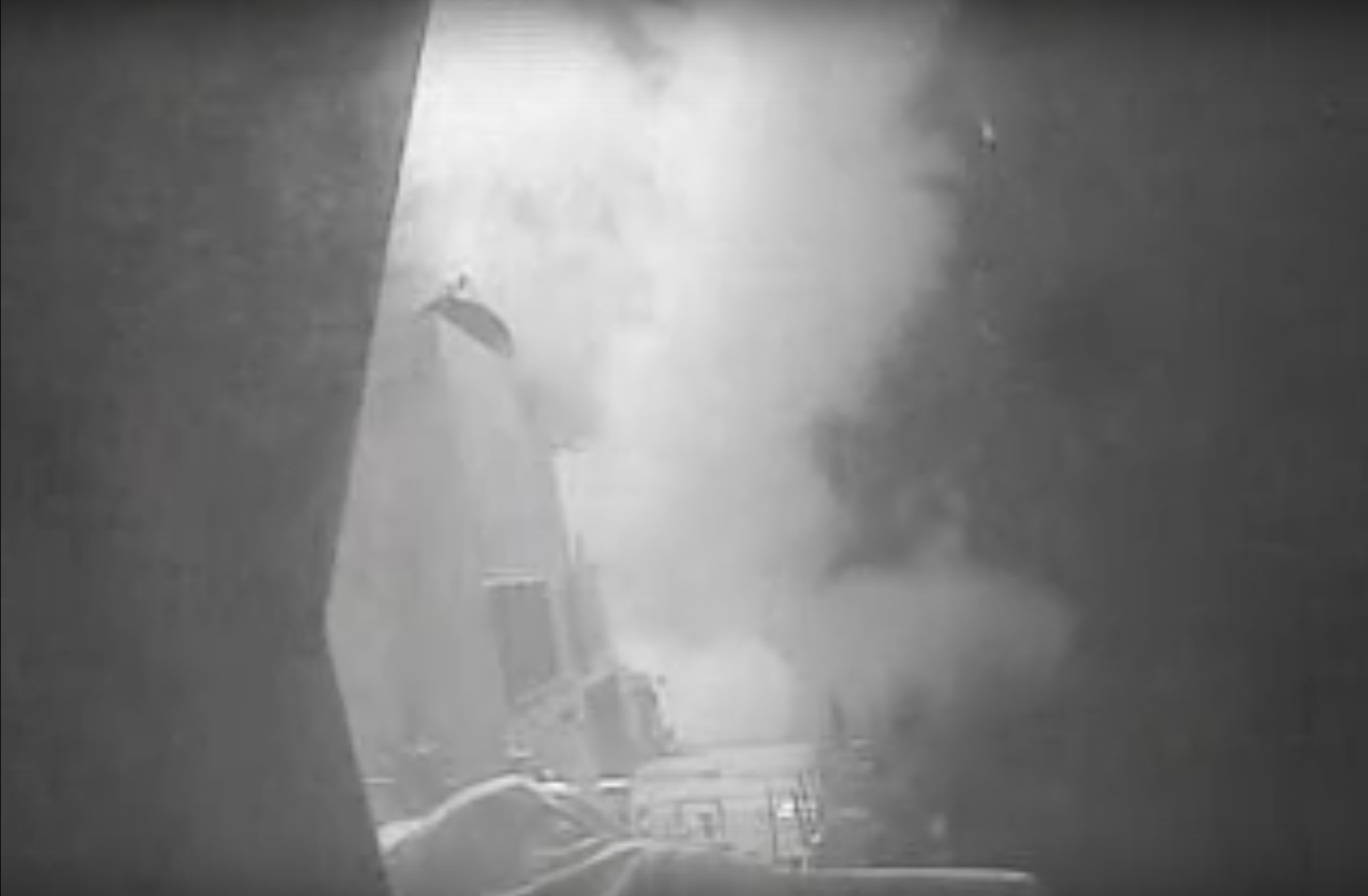 The destroyer USS Nitze launches a Tomahawk cruise missile against a radar site in Yemen. (U.S. Navy)