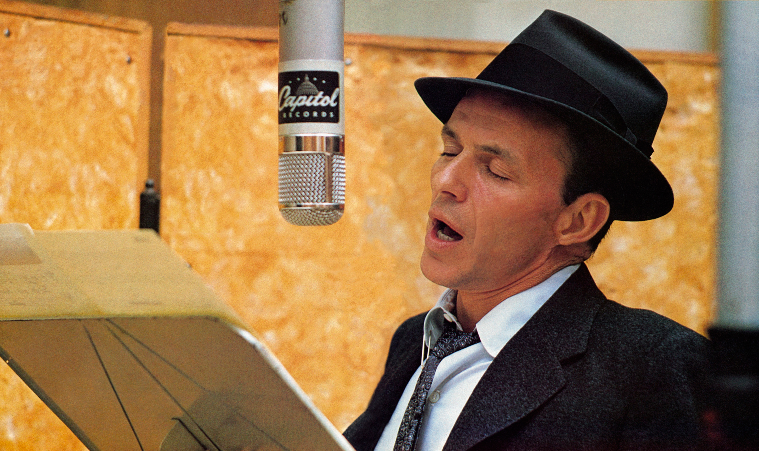 Frank Sinatra at Capitol Records, 1954.