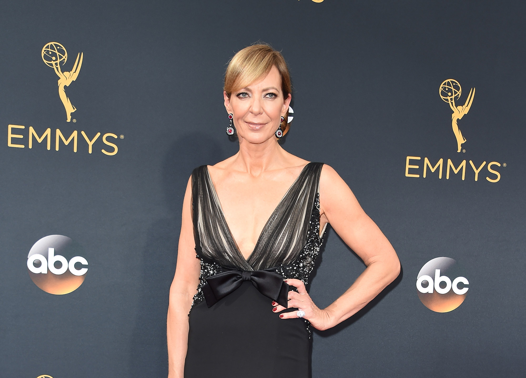 Outstanding Supporting Allison Janney,  arrives for the 68th Emmy Awards on September 18, 2016 at the Microsoft Theatre in Los Angeles. (ROBYN BECK/AFP/Getty Images) (ROBYN BECK&mdash;AFP/Getty Images)