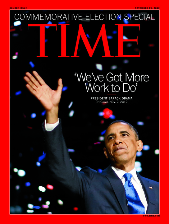 The 2012 Election Special cover of TIME