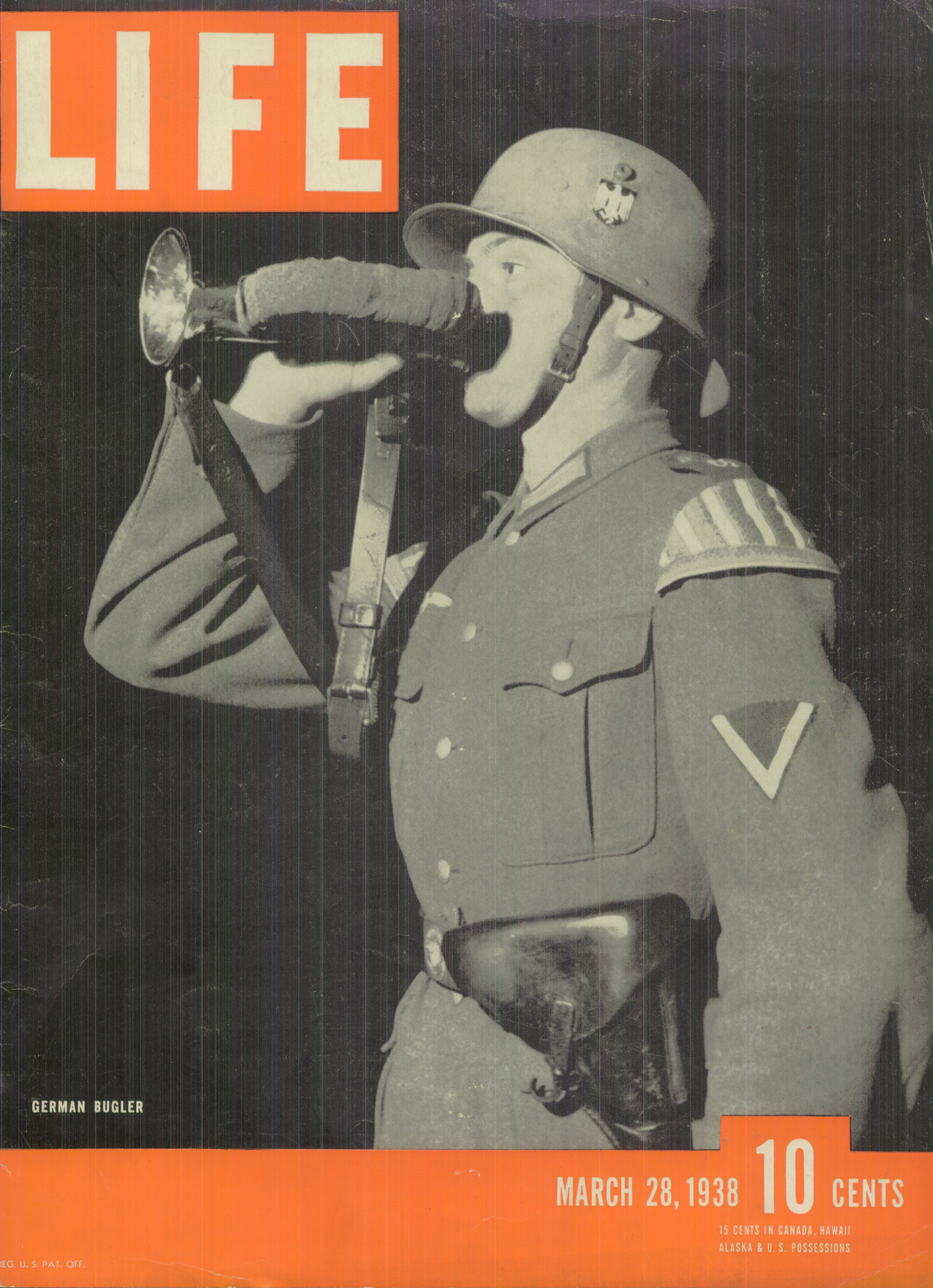 Mar. 28, 1938 cover of LIFE magazine.
