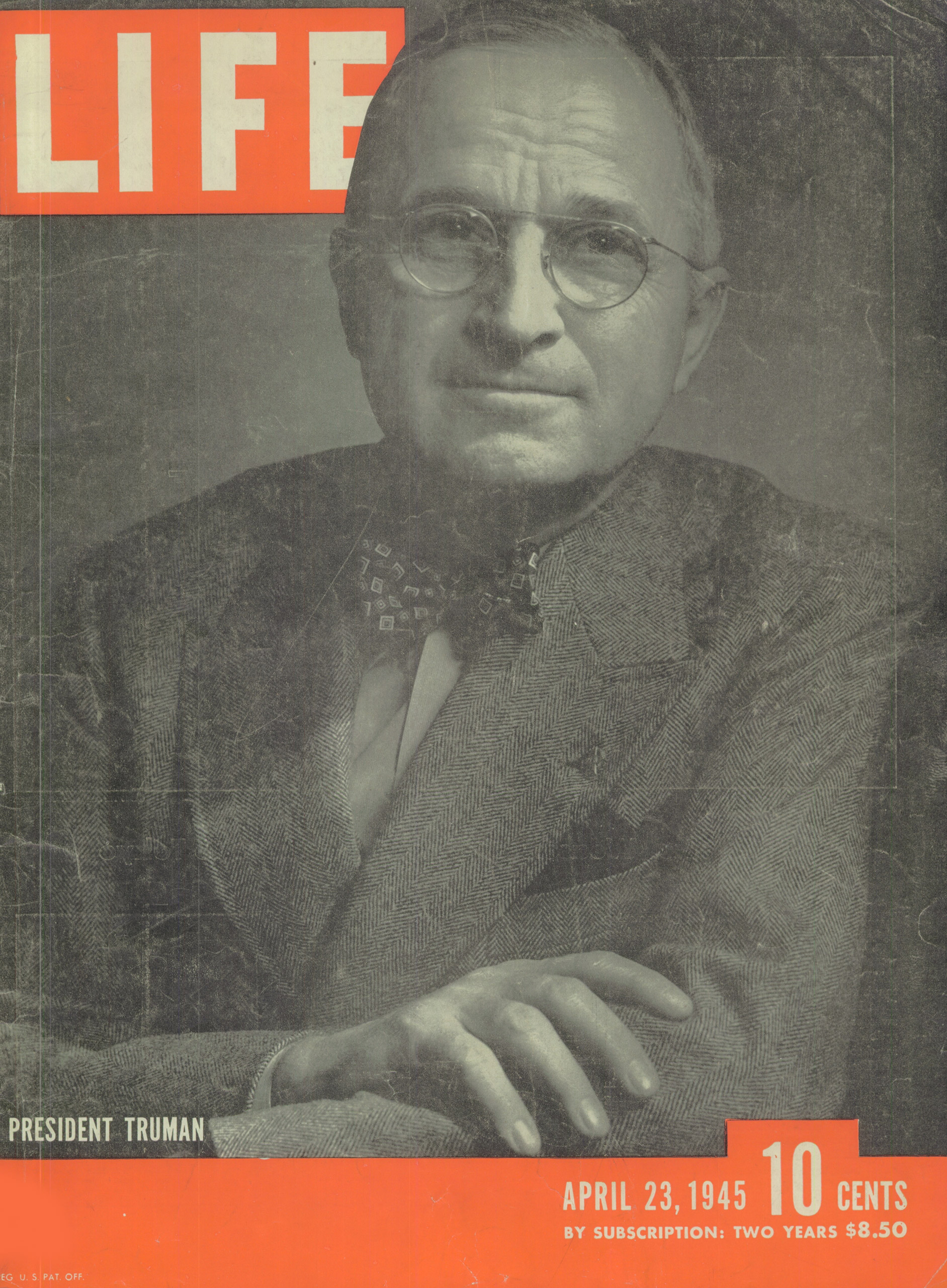 Apr. 23, 1945 cover of LIFE magazine.