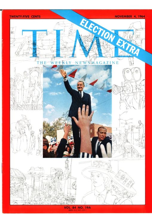 The 1964 Election Special cover of TIME