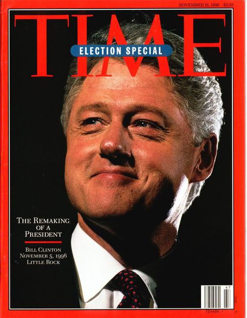 The 1996 Election Special cover of TIME