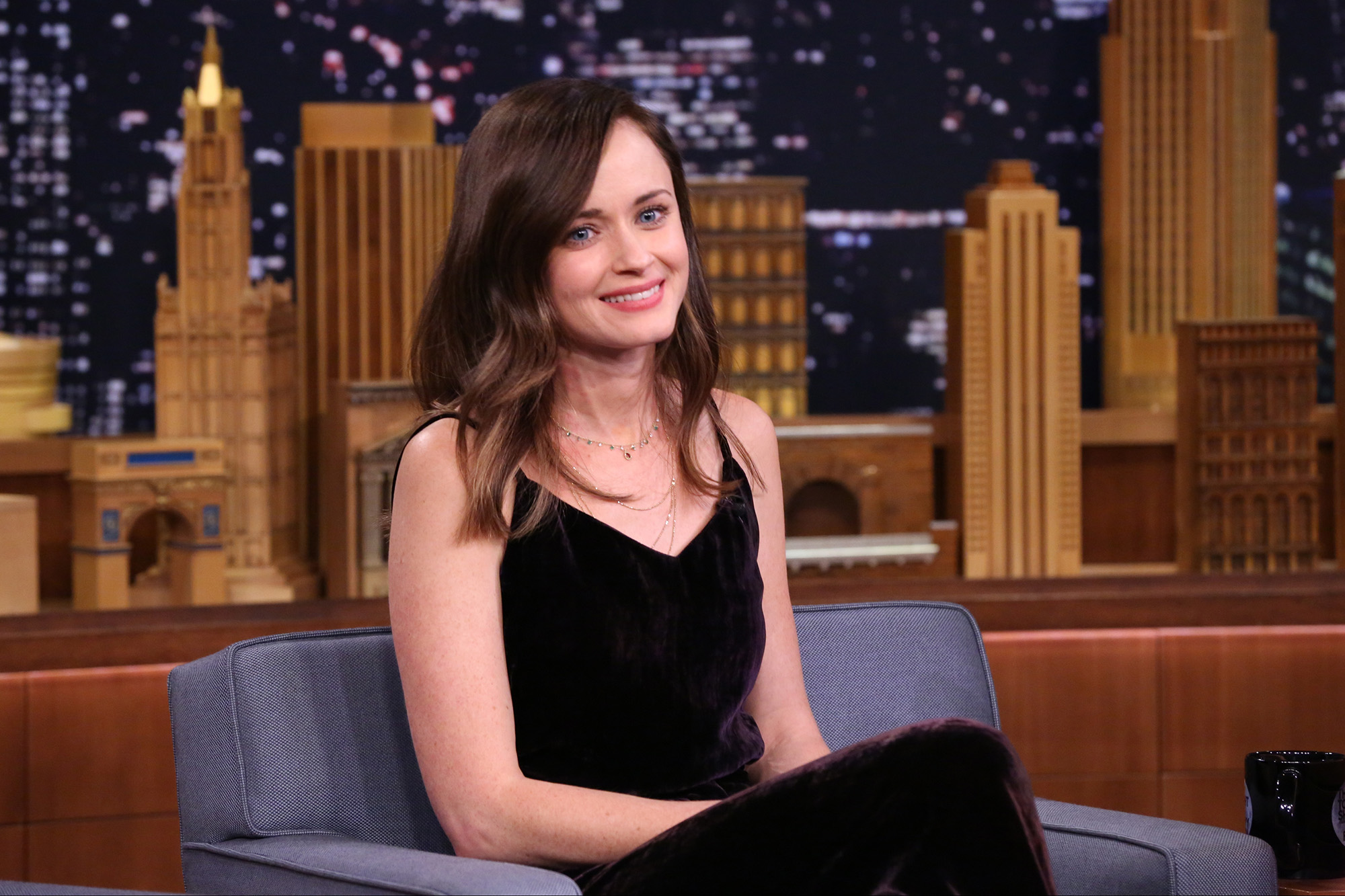 Alexis Bledel during an interview on November 28, 2016 -- (Photo by: Andrew Lipovsky/NBC/NBCU Photo Bank via Getty Images) (NBC&mdash;NBCU Photo Bank via Getty Images)