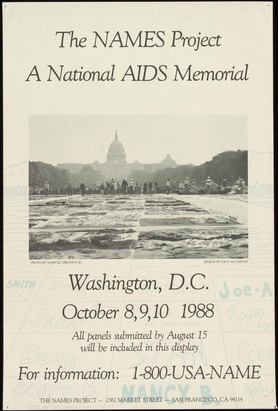 1988 AIDS Education Poster - DC