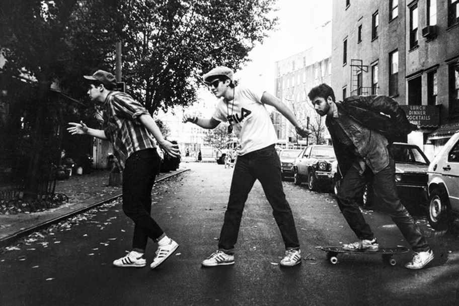 From left: Ad-Rock, Mike D and MCA in an image known as the 