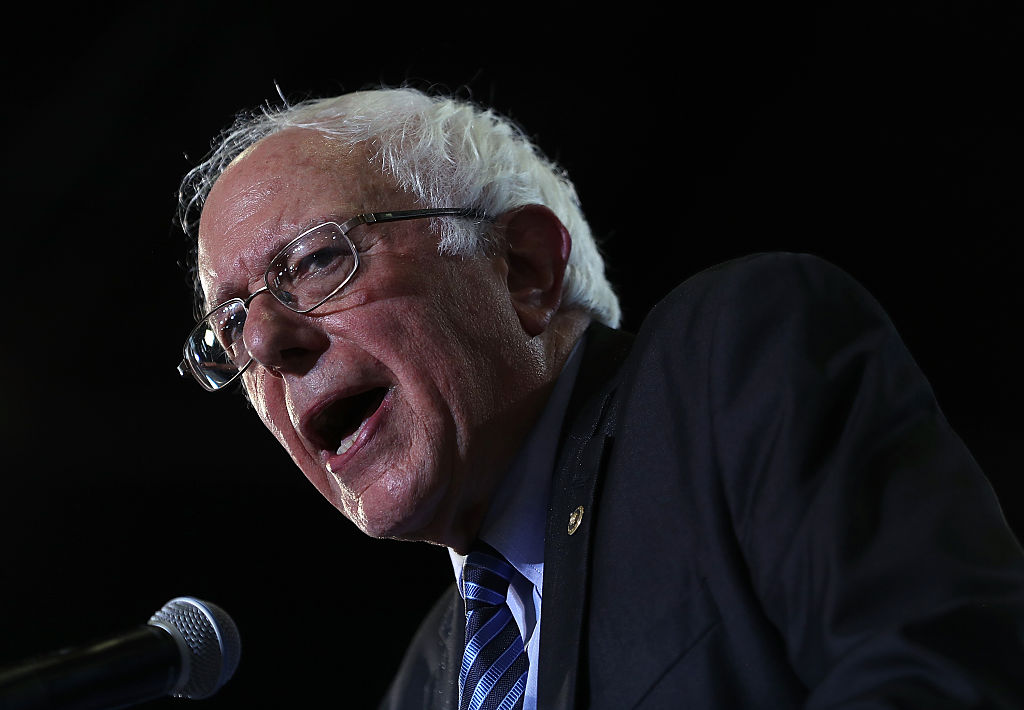 Bernie Sanders on September 28, 2016 in Durham, New Hampshire. (Justin Sullivan—2016 Getty Images)